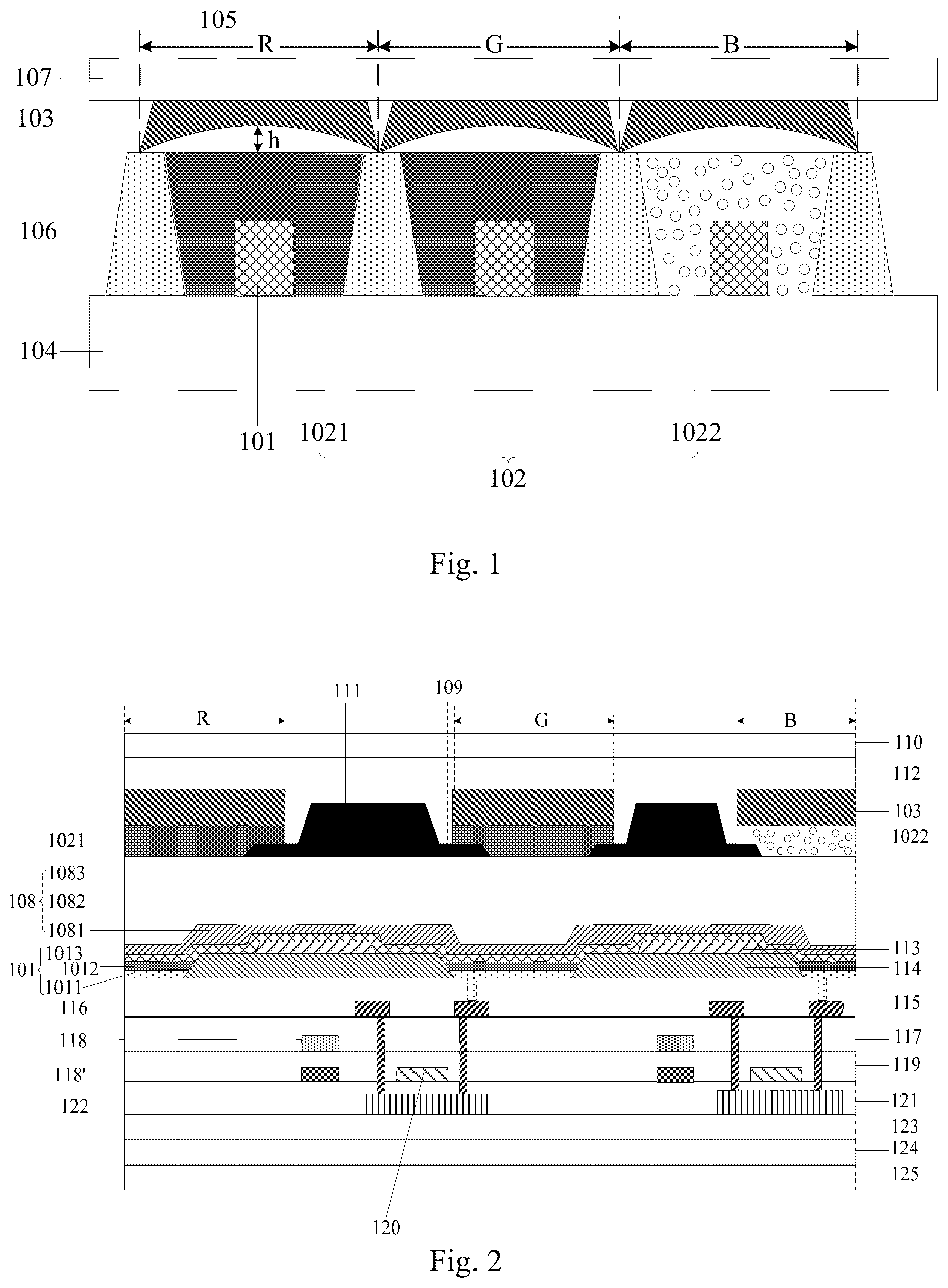 Patent US11832495 — Display apparatus and manufacturing method therefor — Figure 1