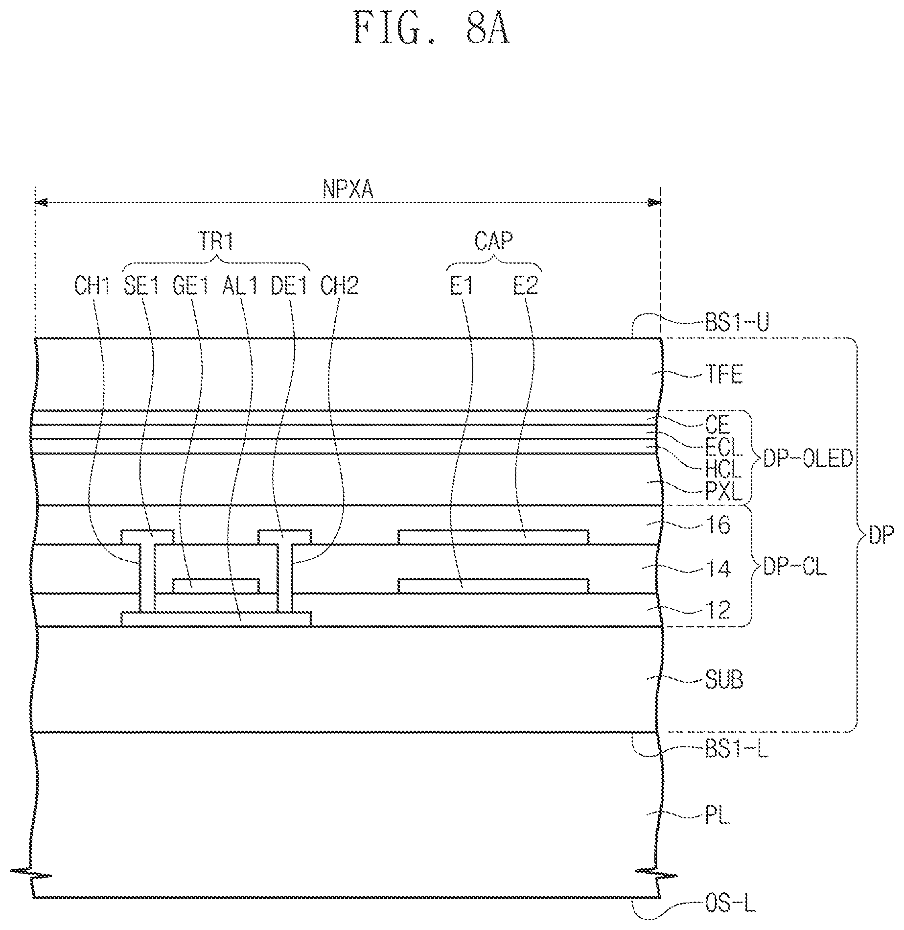 Patent US11832497 Figure 12 – Flexible display device