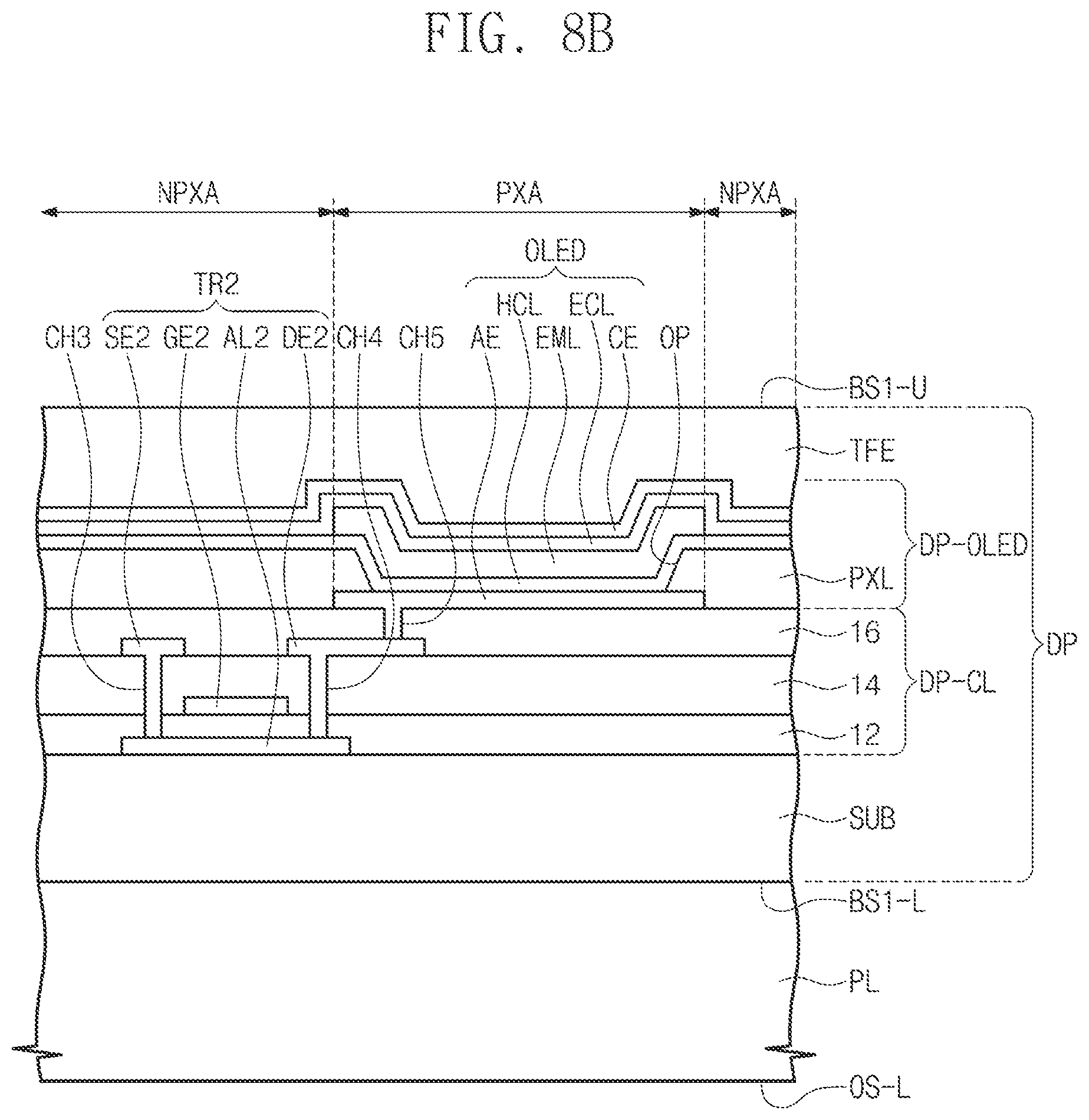 Patent US11832497 Figure 13 – Flexible display device