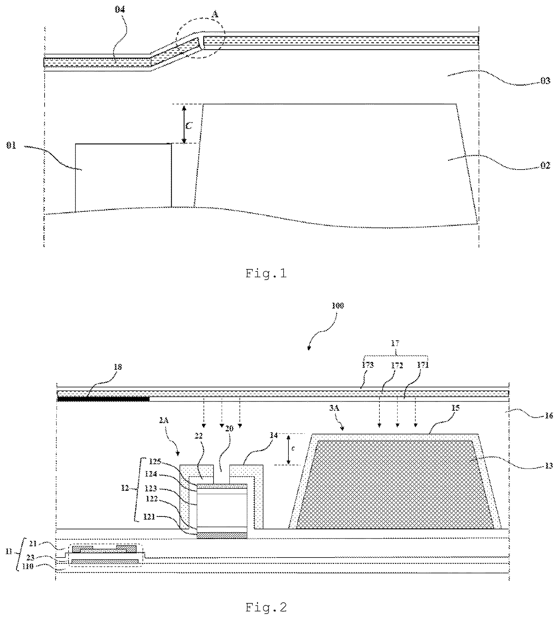 Patent US11832498 — Organic light-emitting display substrate, manufacturing method thereof, and organic light-emitting display device — Figure 1