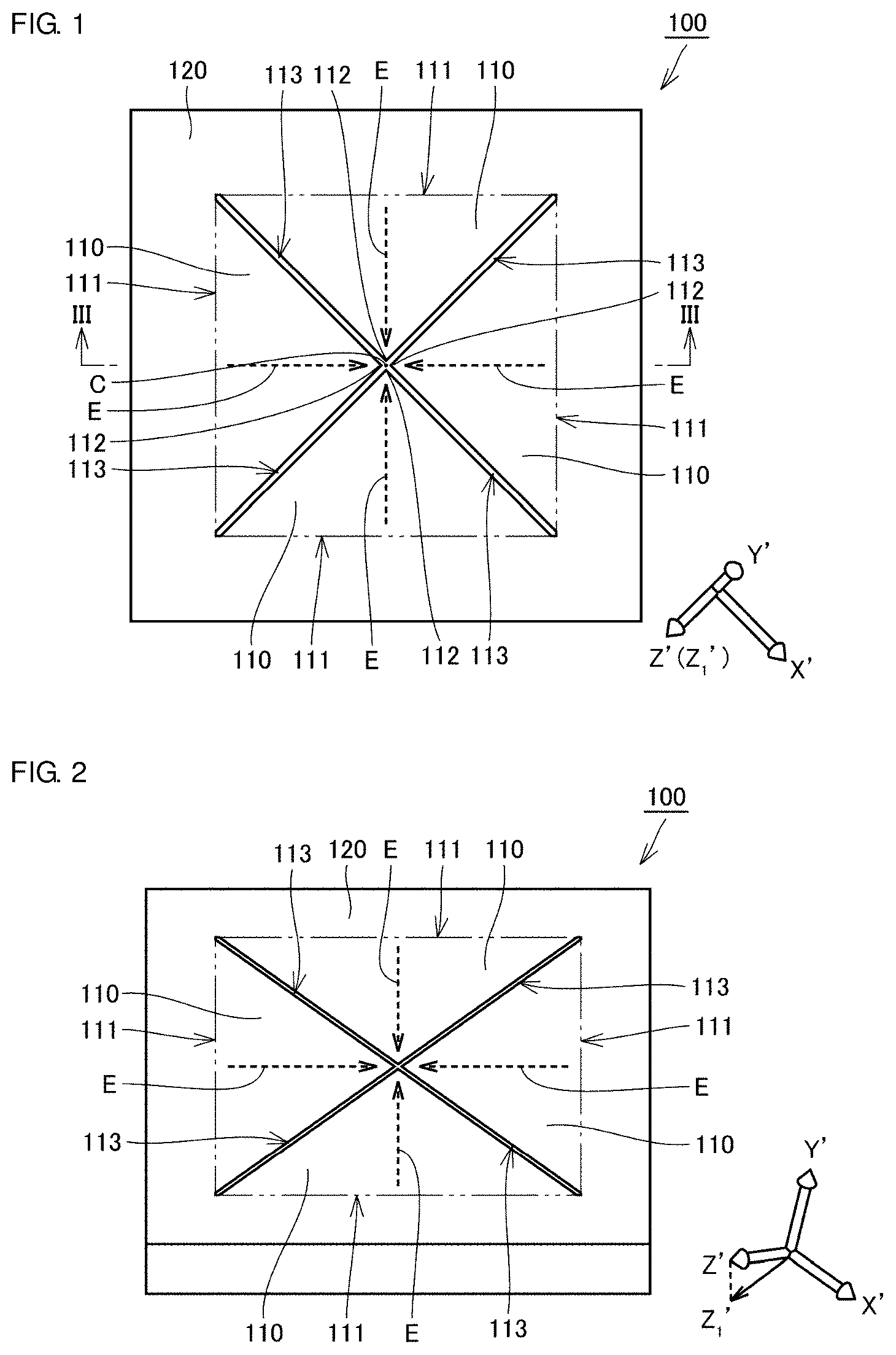 Patent US11832522 — Piezoelectric transducer — Figure 1
