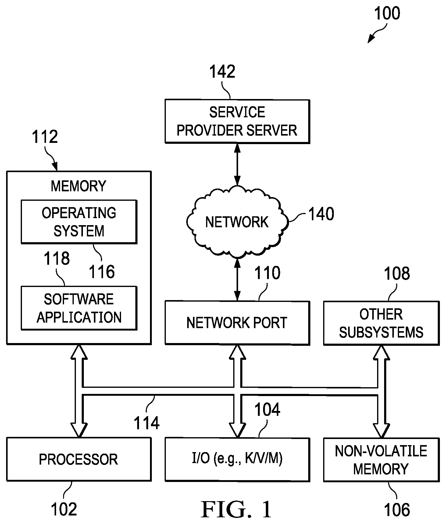 Patent US11836008 — Configurable component receptacle for use with information handling systems — Figure 1