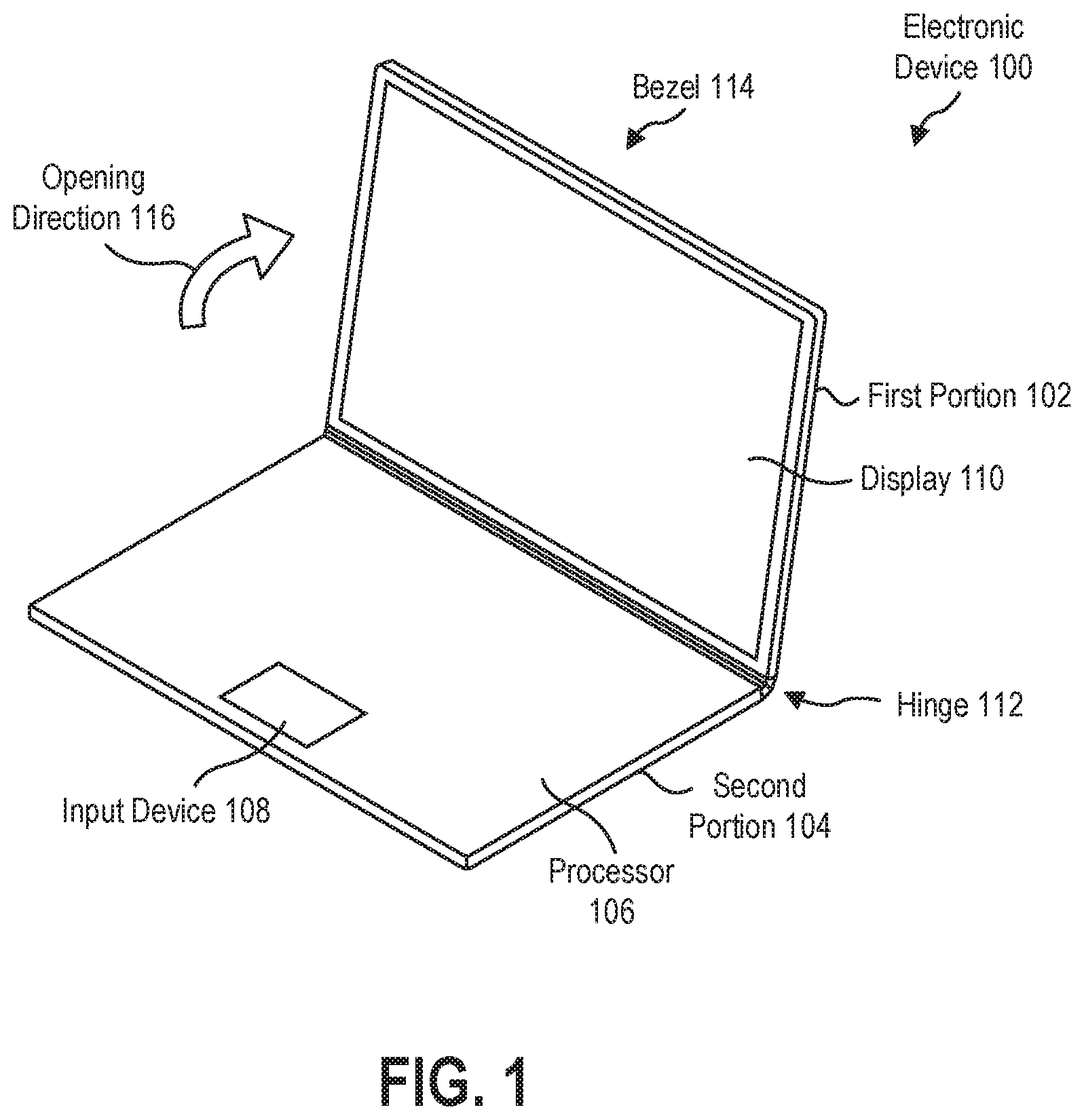 Patent US11836013 — Systems and methods for dynamically adjusting opening force — Figure 1
