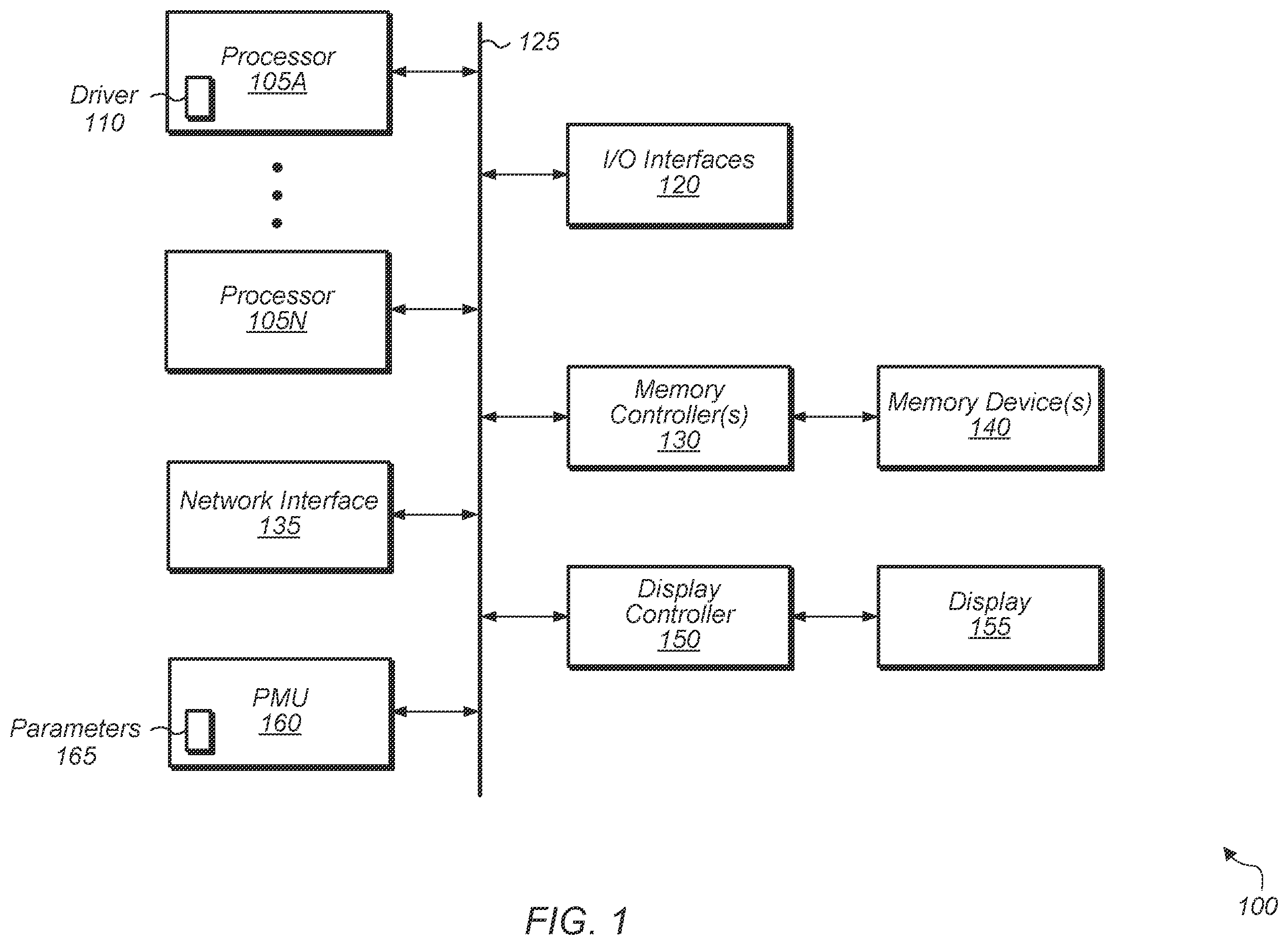 Patent US11836031 — Application override of power estimation mechanism — Figure 1