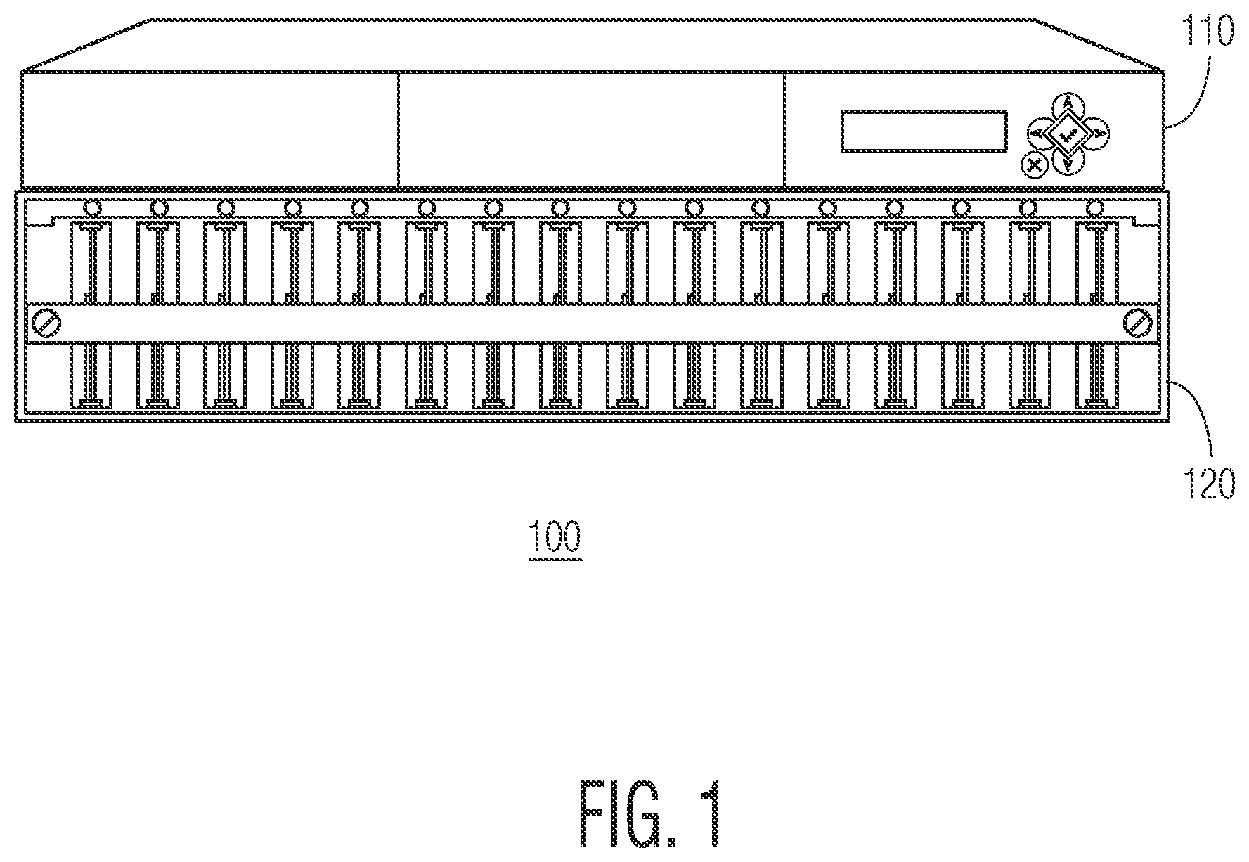 Patent US11836059 — System and method for testing non-volatile memory express storage devices — Figure 1