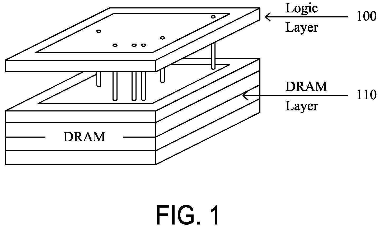 Patent US11836128 — Self-addressing memory — Figure 1