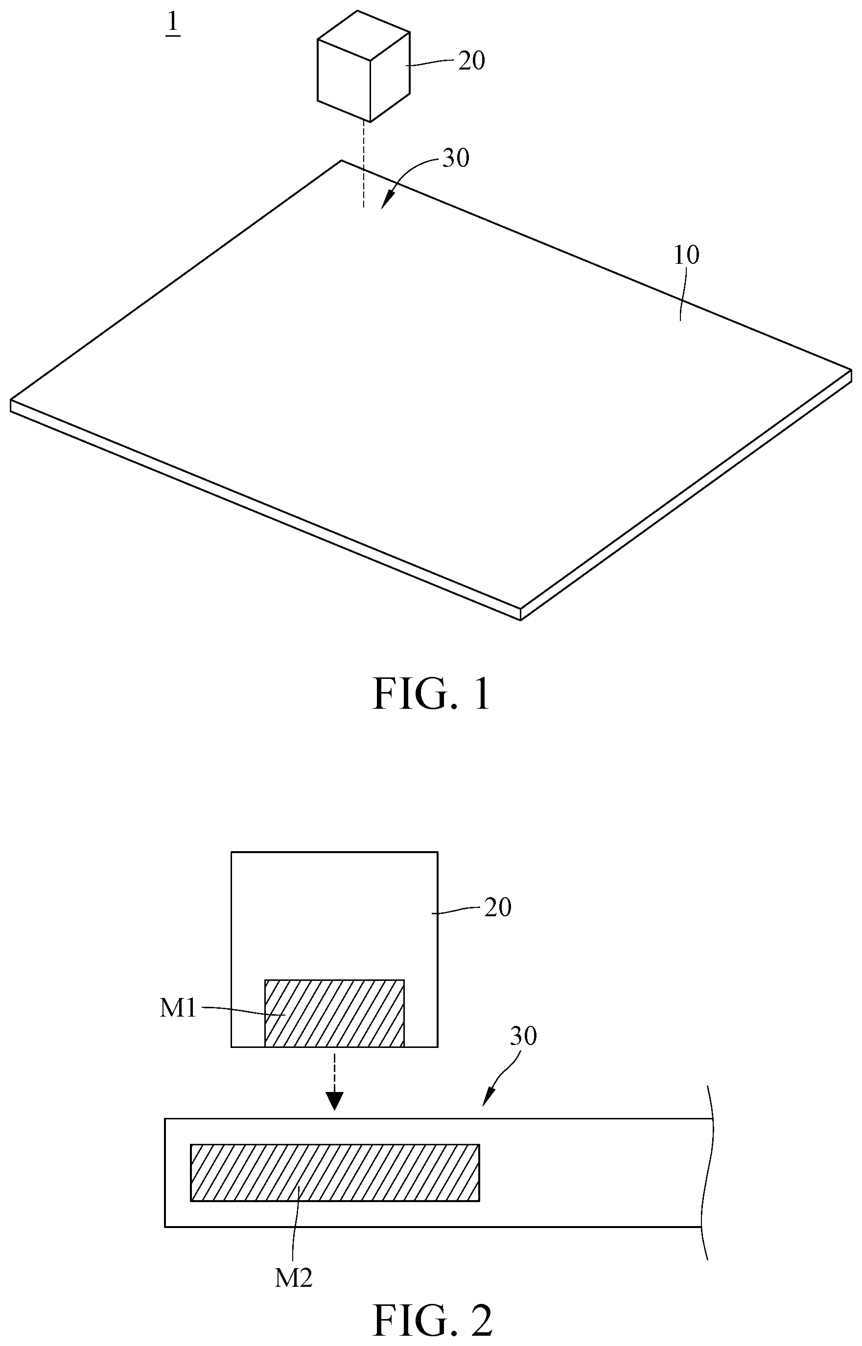 Patent US11836307 — Mouse pad with 3D decorative object — Figure 1