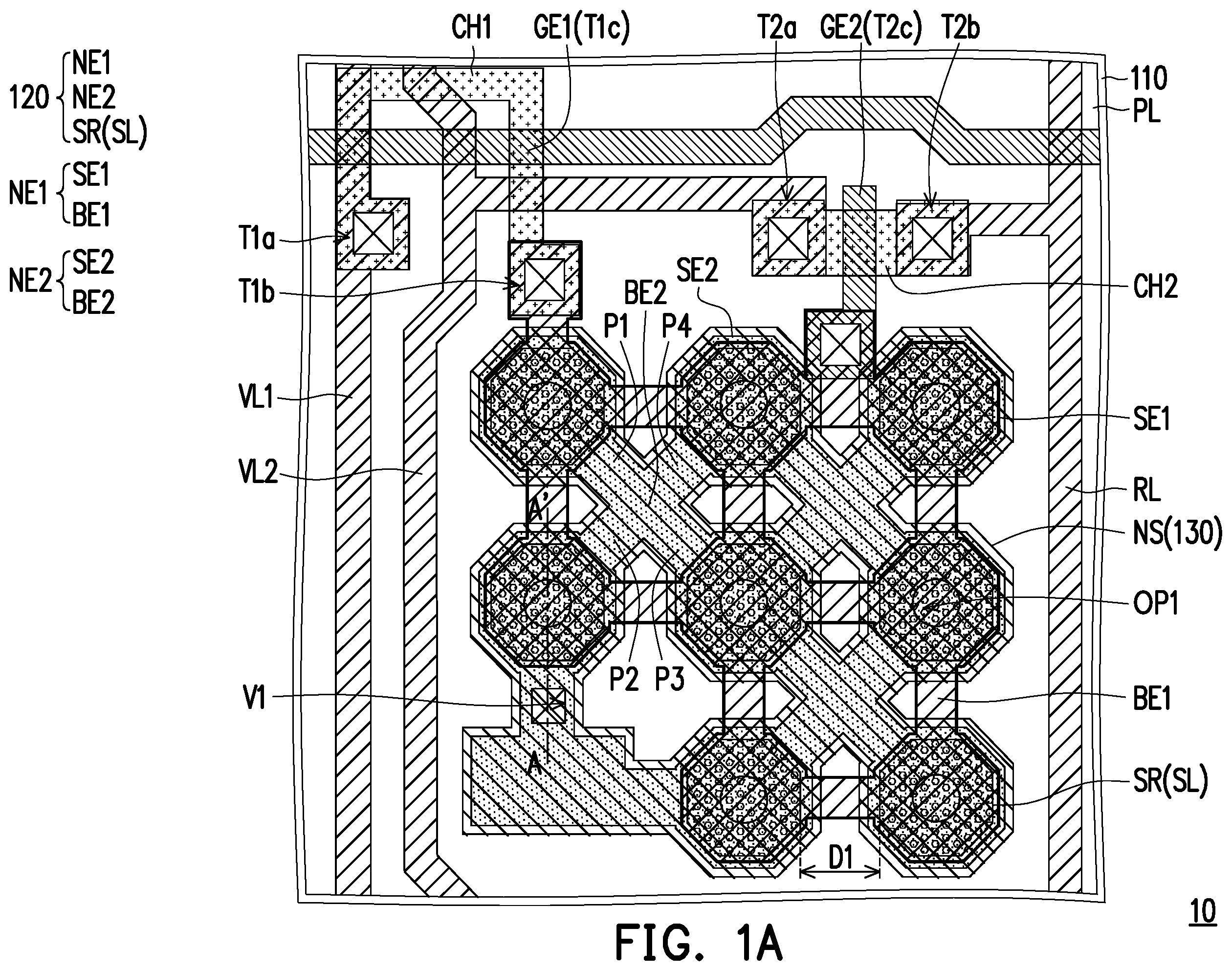 Patent US11836321 — Optical sensing device — Figure 1