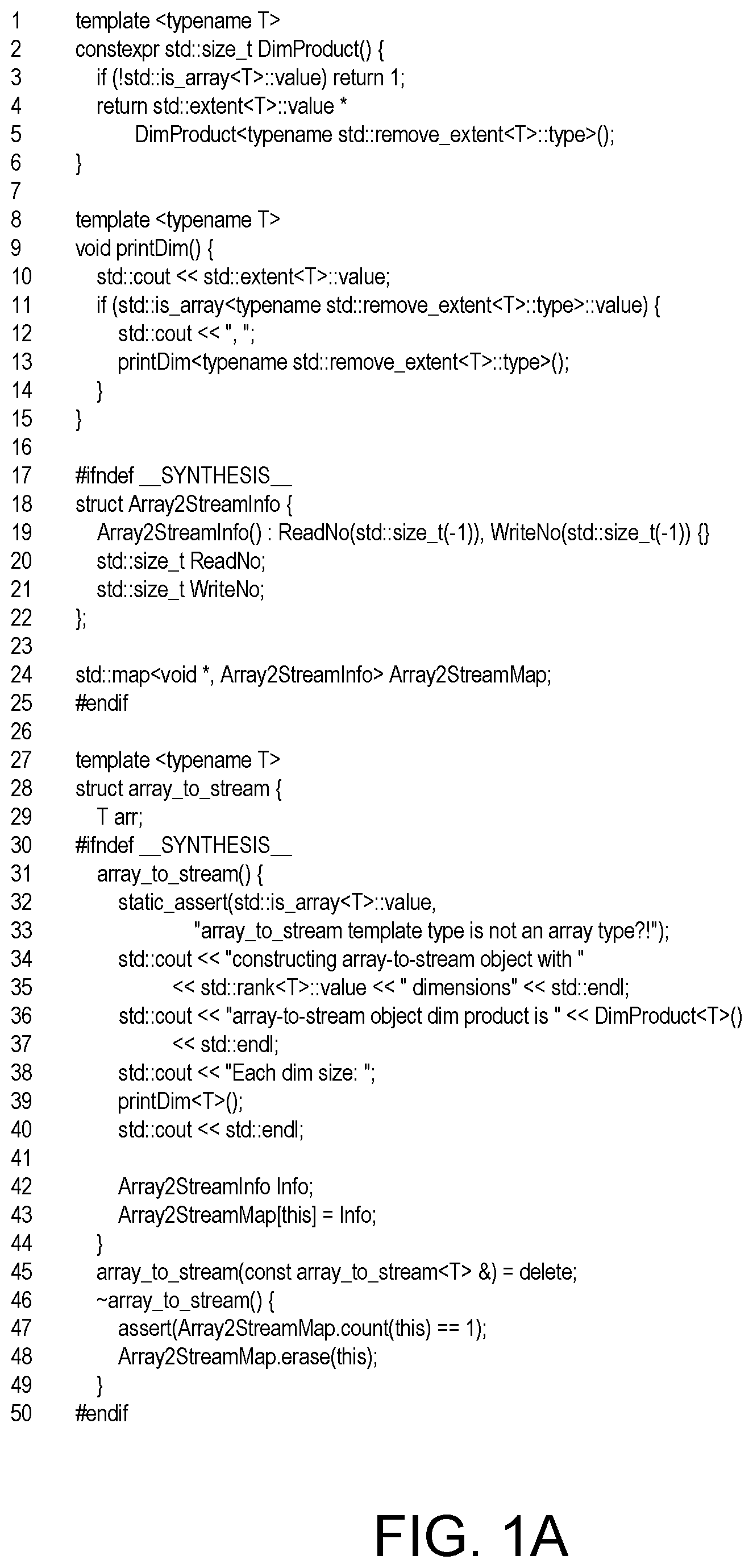 Patent US11836426 — Early detection of sequential access violations for high level synthesis — Figure 1