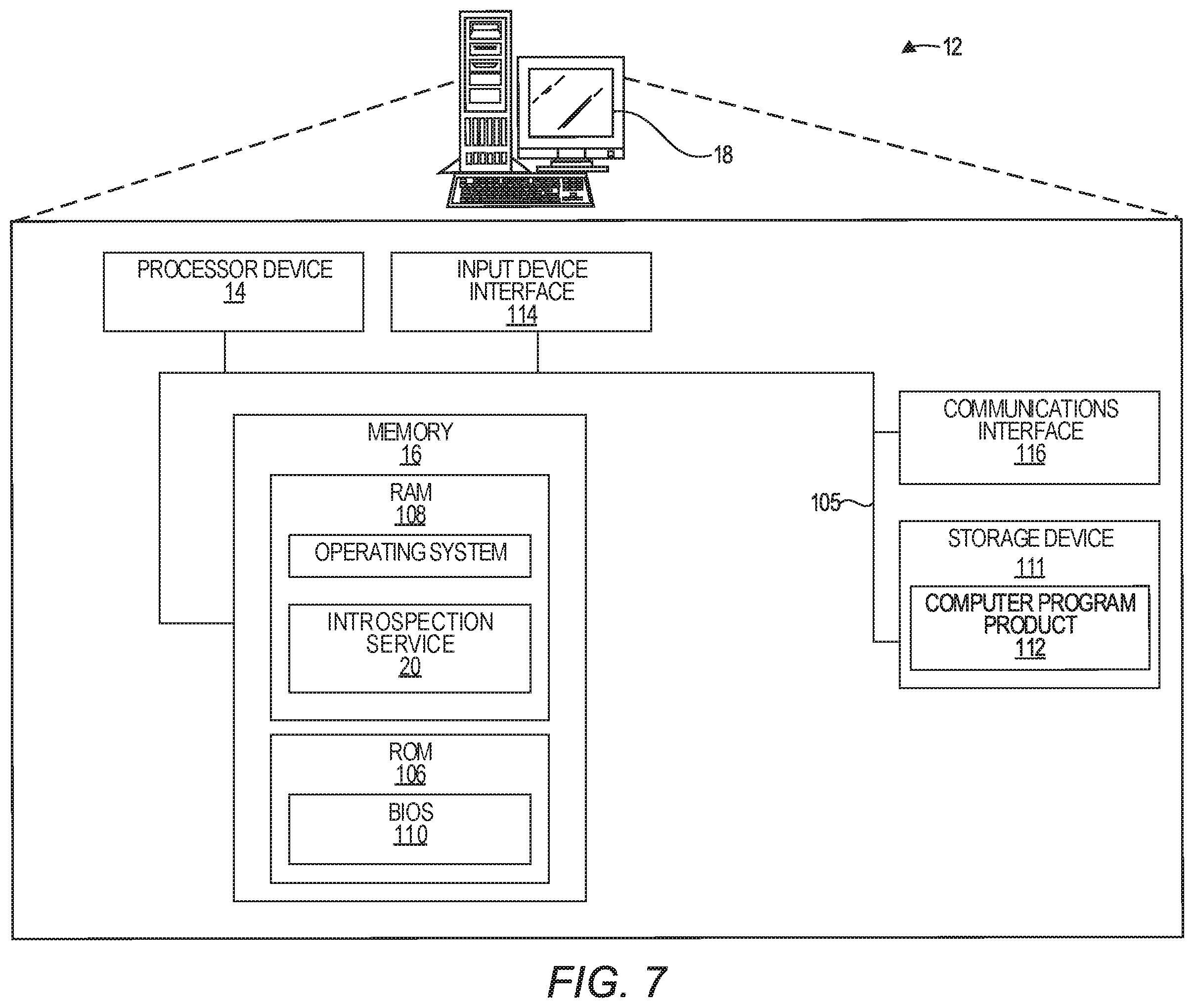 Patent US11836523 Figure 10 – Introspection of a containerized application in a runtime environment