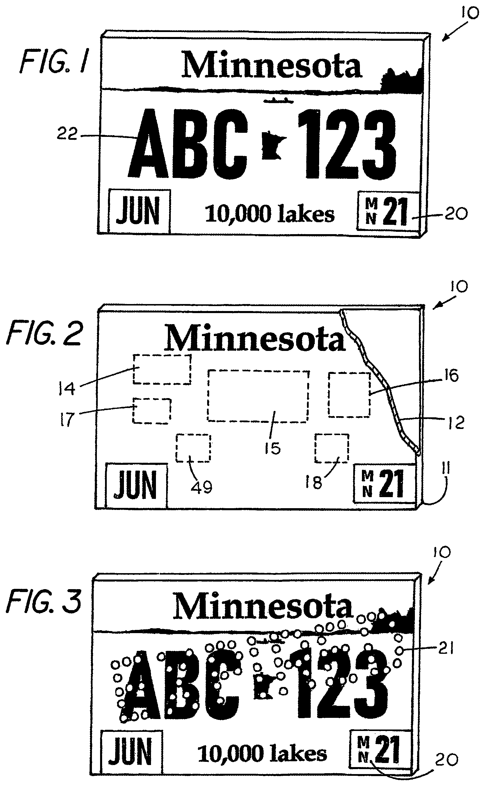 Patent US11836738 — Vehicular identification system — Figure 1