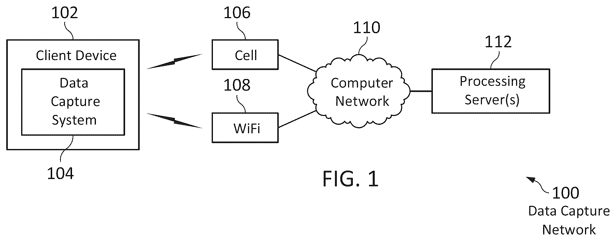 Patent US11836886 — Systems and methods for capturing and processing user consumption of information — Figure 1