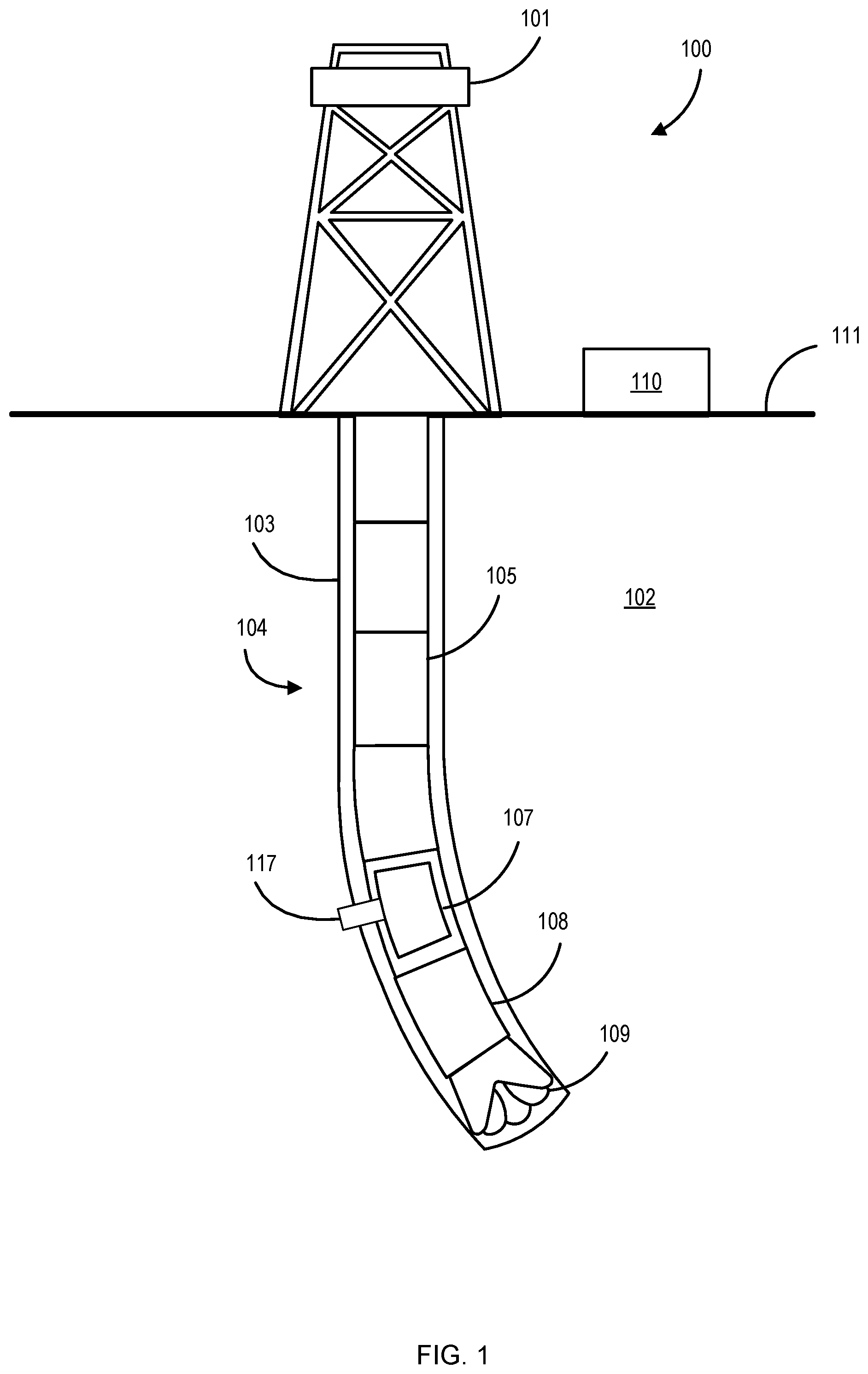 Patent US11836927 — Borehole coring reconstructions using borehole scans — Figure 1