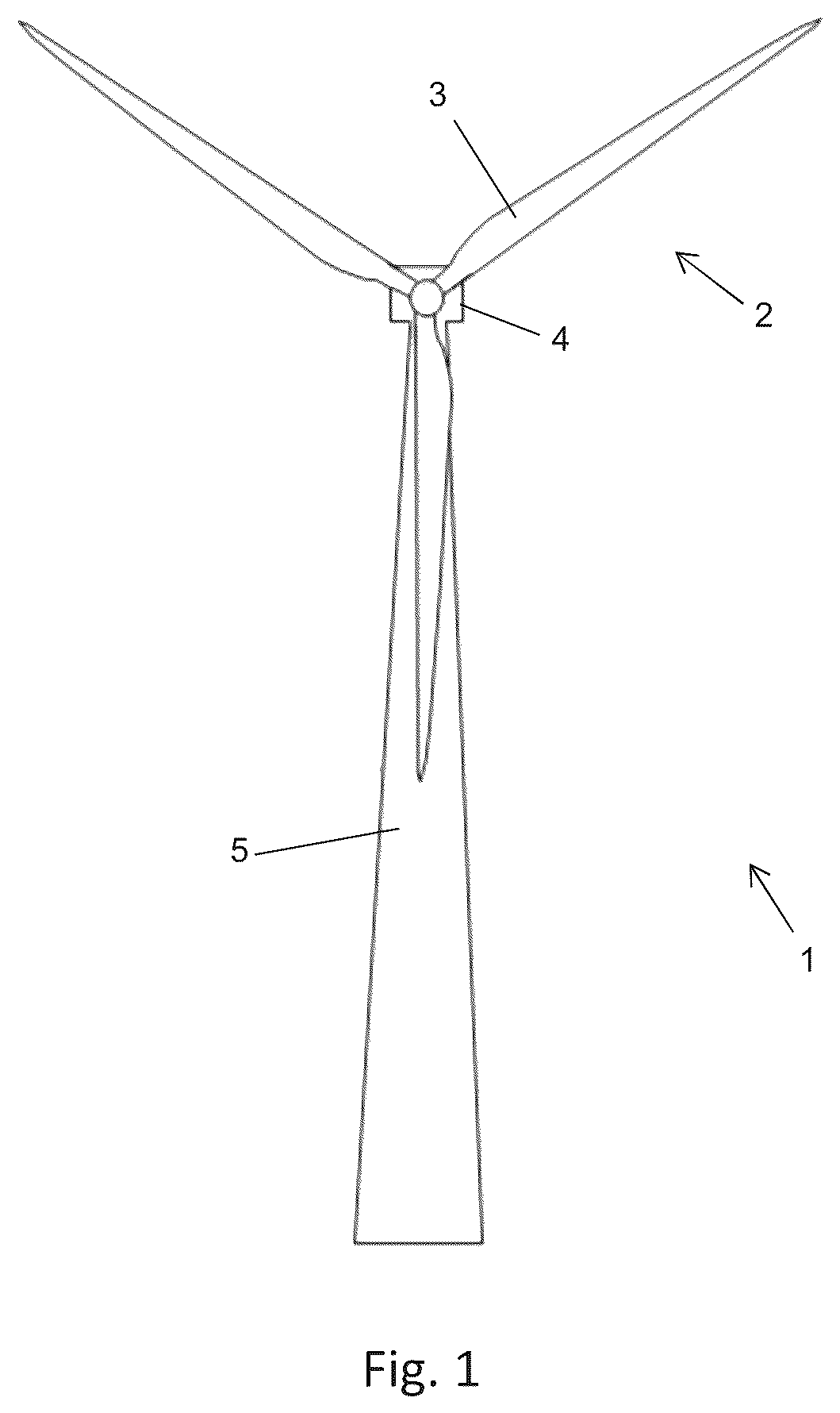 Patent US11841002 Figure 1 – Monitoring a wind turbine based on a predicted future thermal condition of a wind turbine electrical component