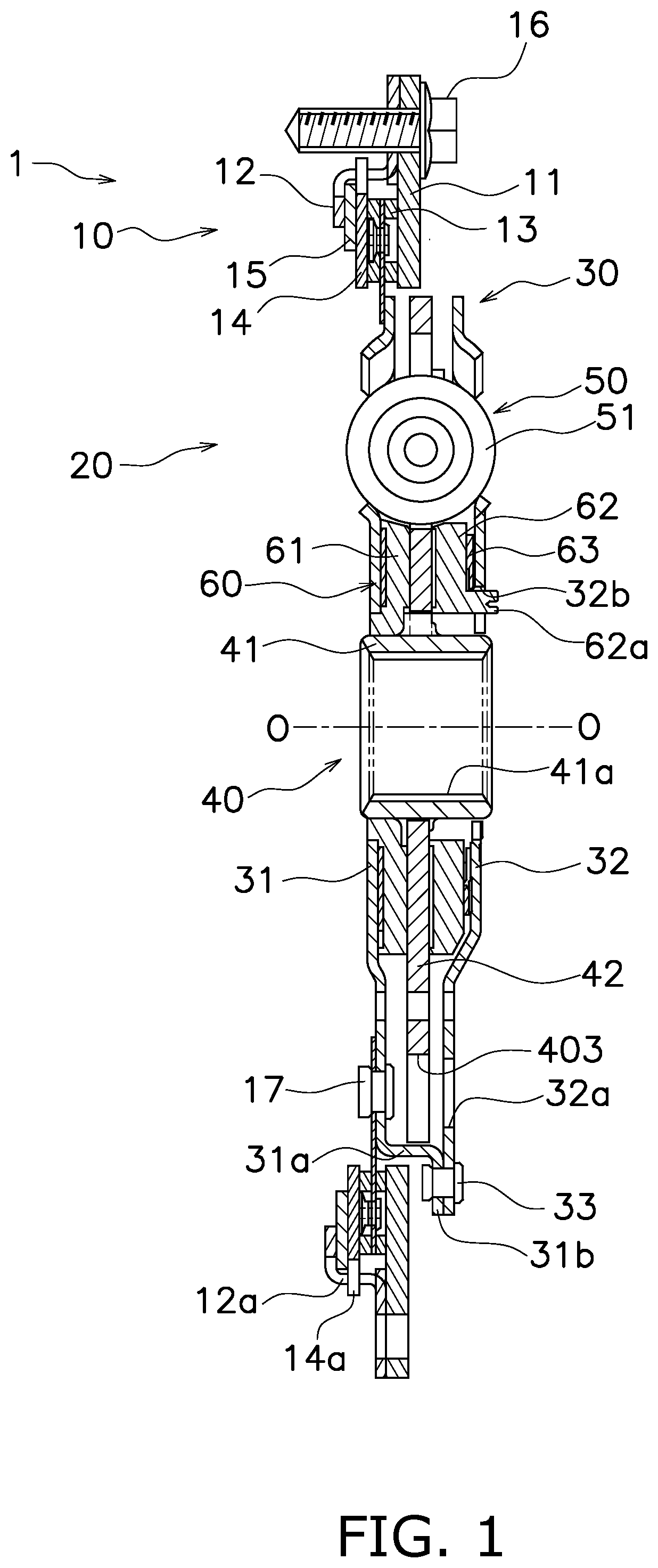 Patent US11841062 — Damper device — Figure 1