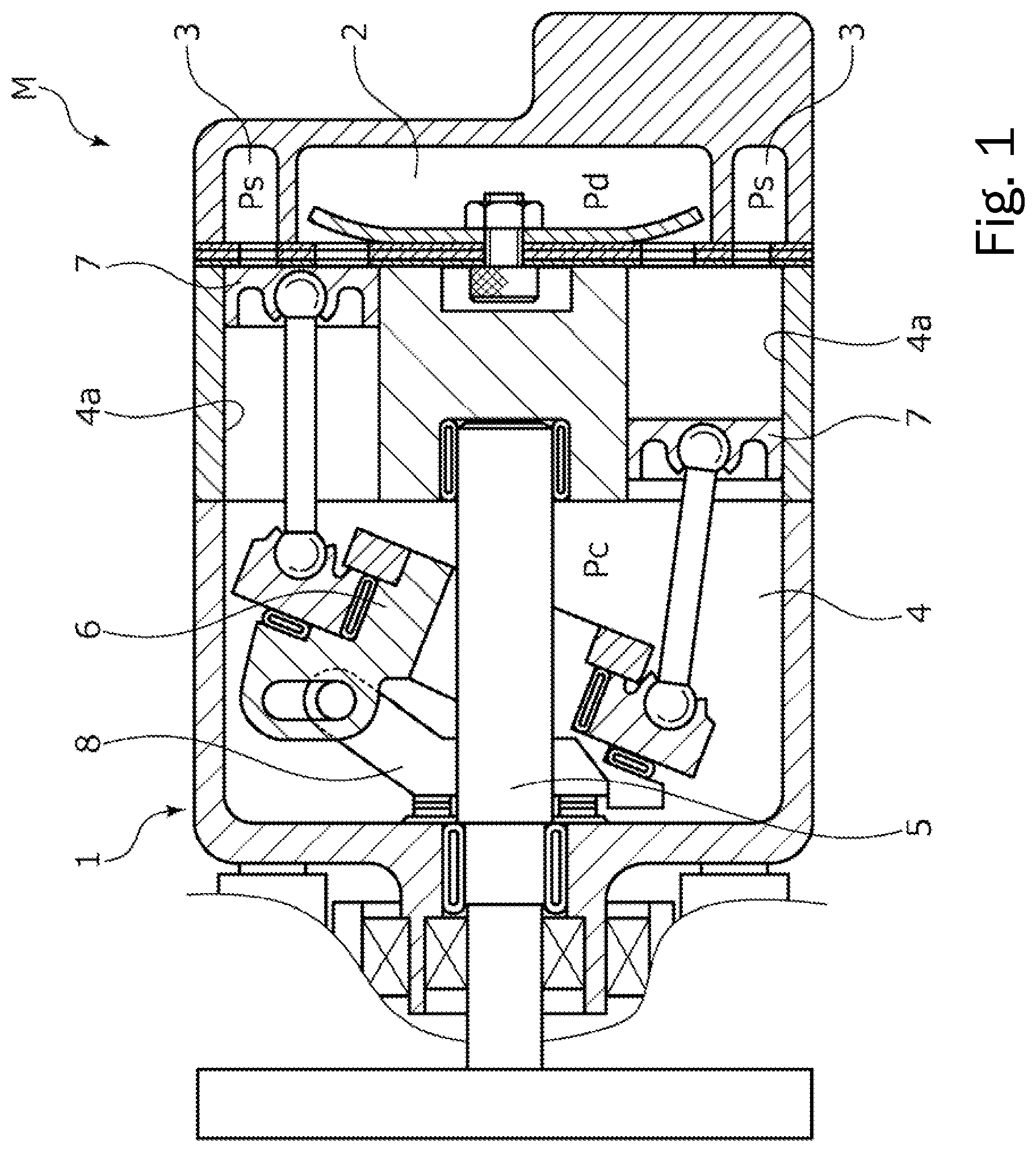 Patent US11841090 Figure 1 – Capacity control valve