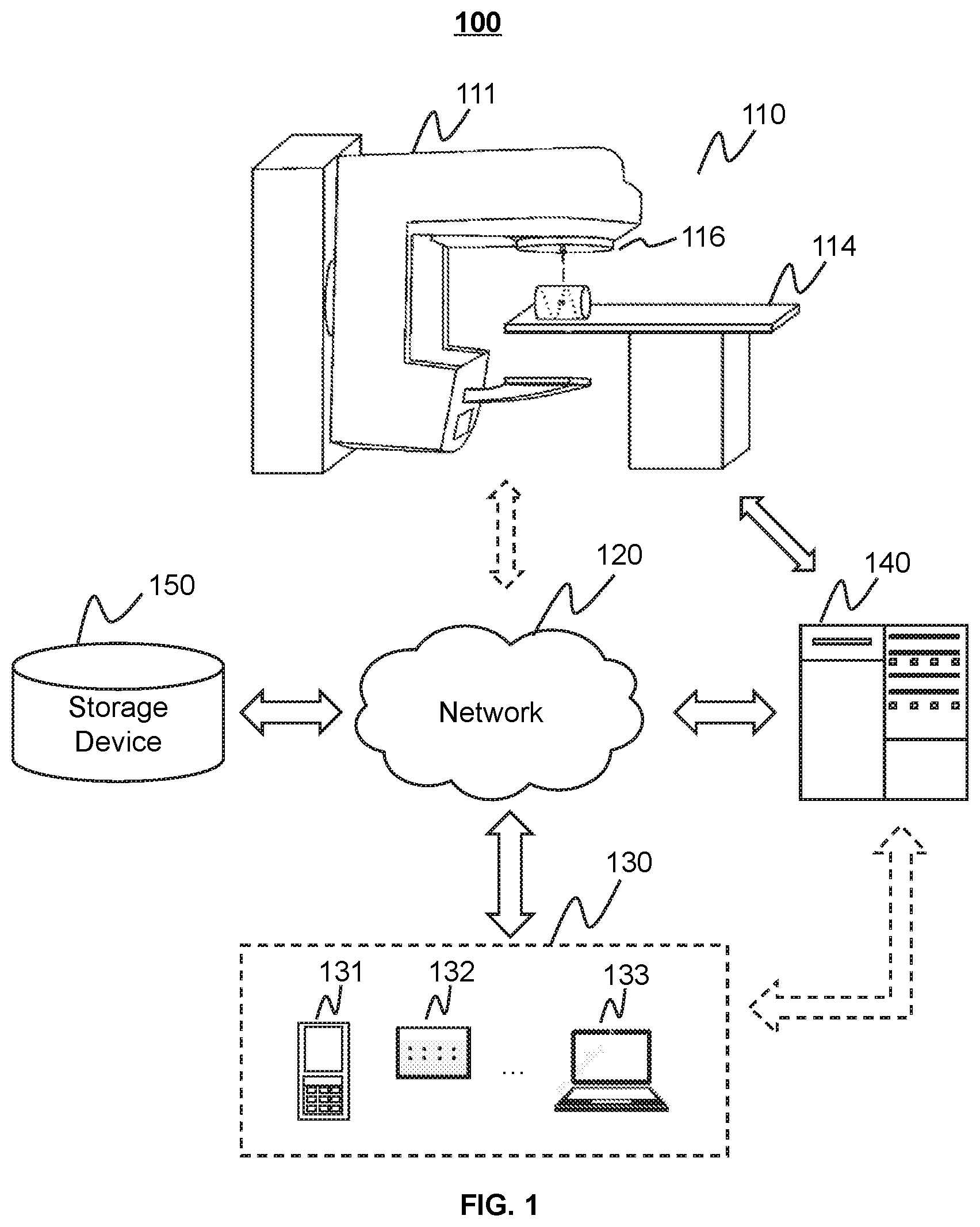 Patent US11841104 — System and method for equalizing pressure in ionization chamber of radiation device — Figure 1
