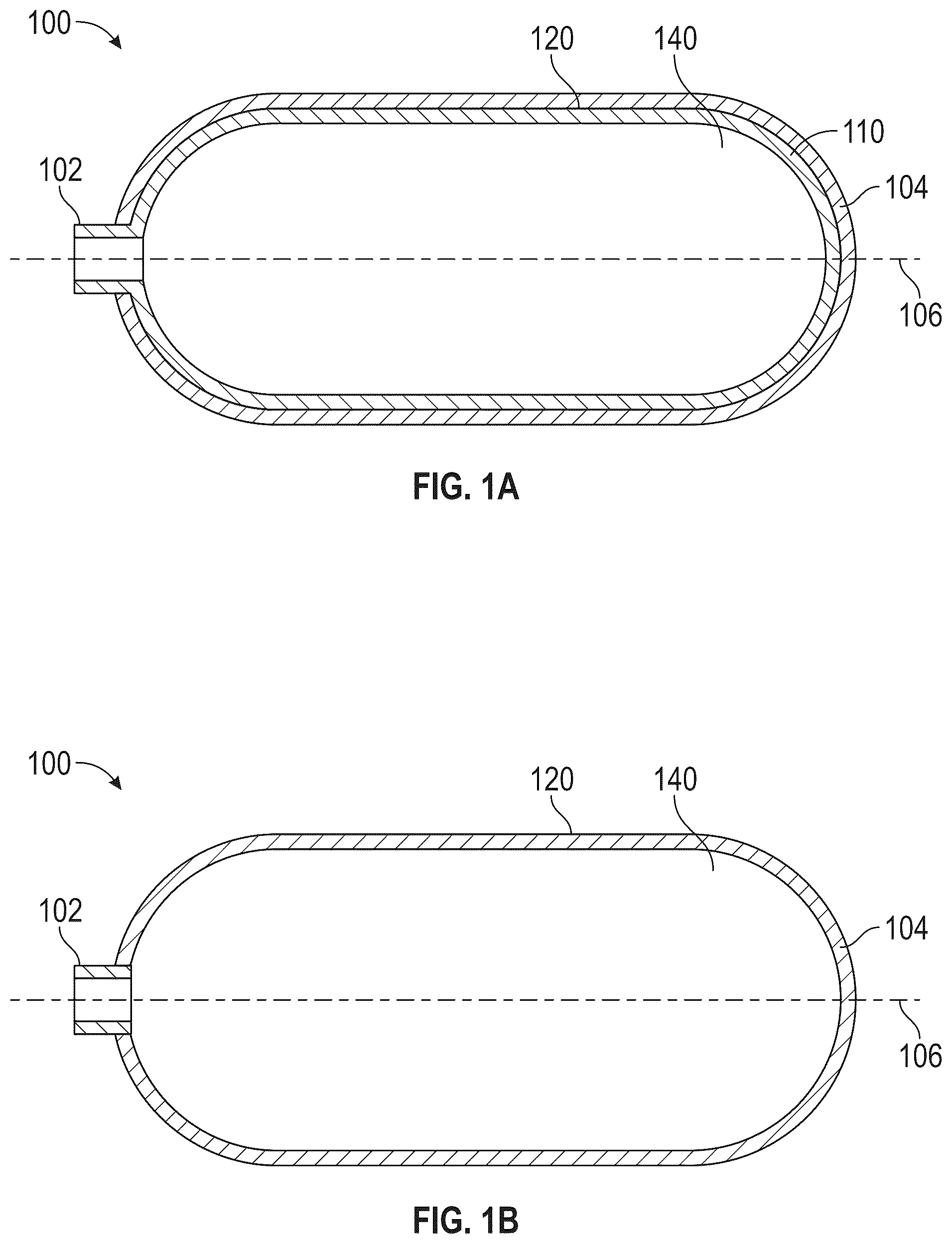 Patent US11841112 Figure 1 – Storage vessels with fiber composite reinforcement