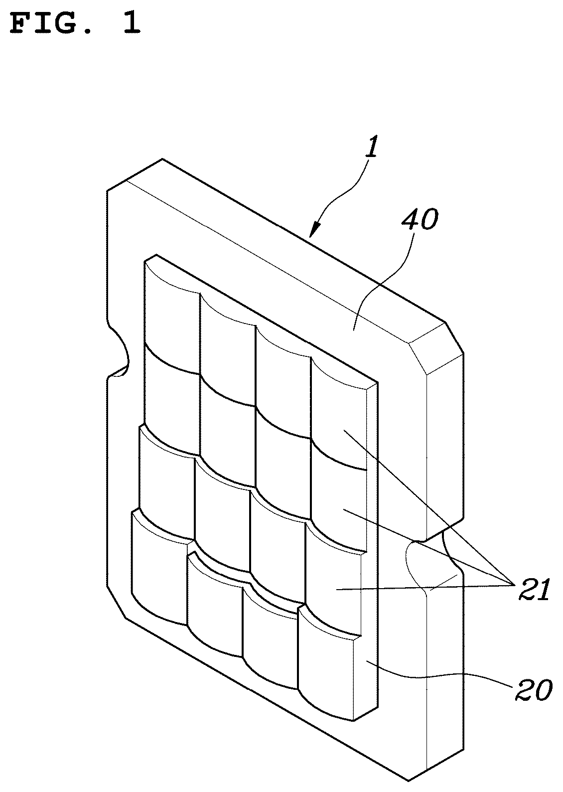 Patent US11841120 — Light-distributing lens and lighting module using the same — Figure 1