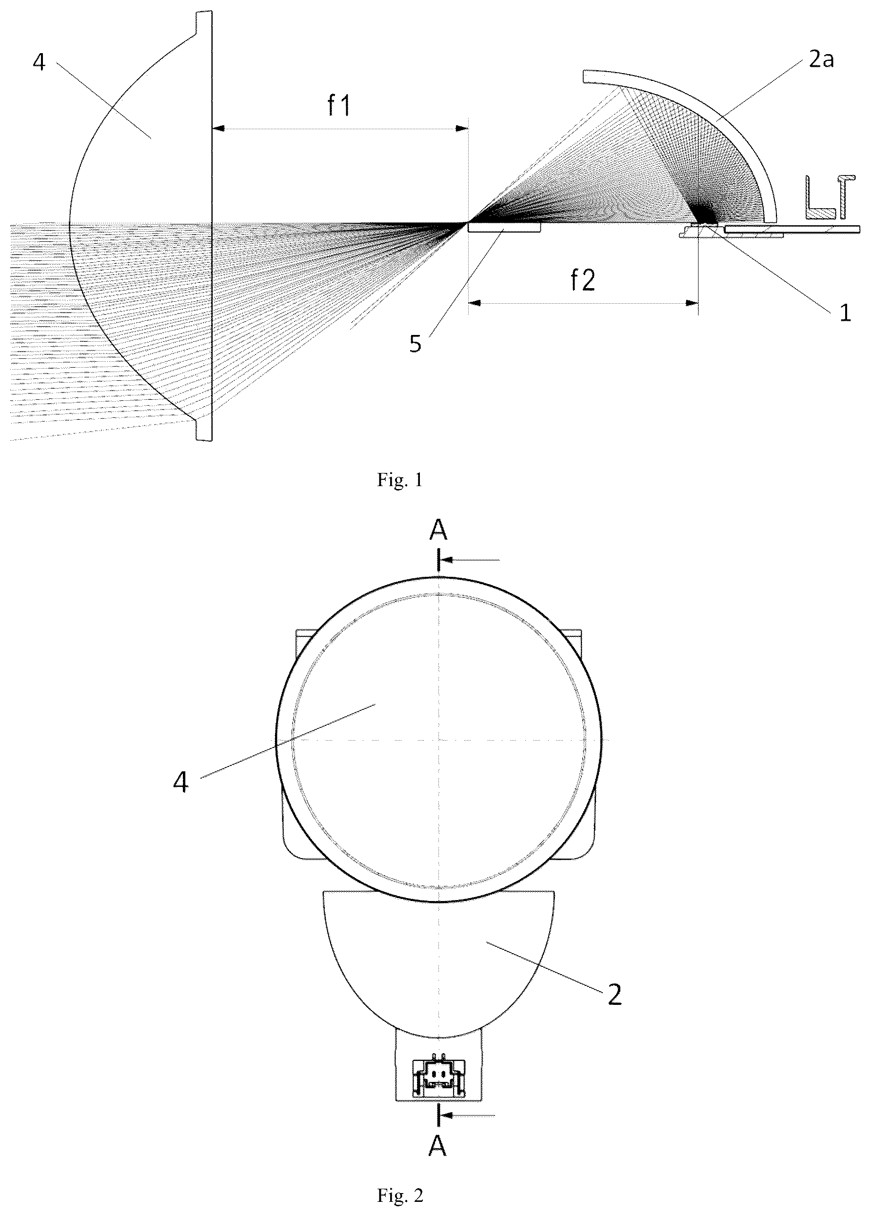 Patent US11841121 — Reflection-type headlamp module, headlamp module, headlamp and vehicle — Figure 1