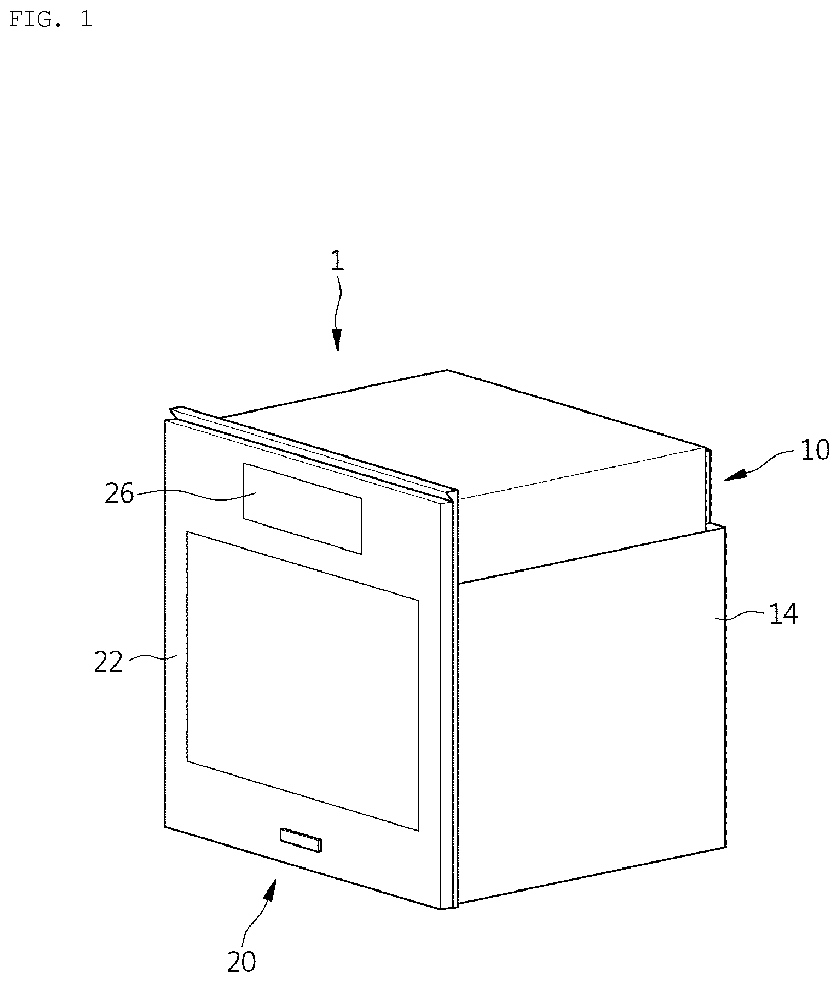 Patent US11841144 — Cooking appliance — Figure 1