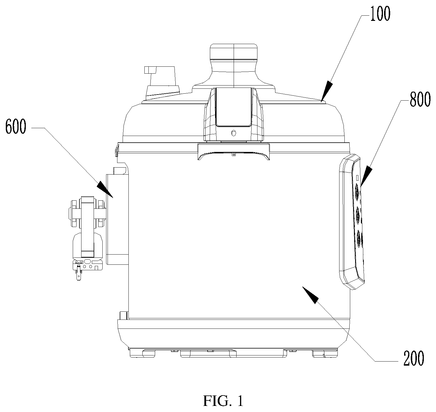 Patent US11841146 — Multifunctional appliance for cooking — Figure 1