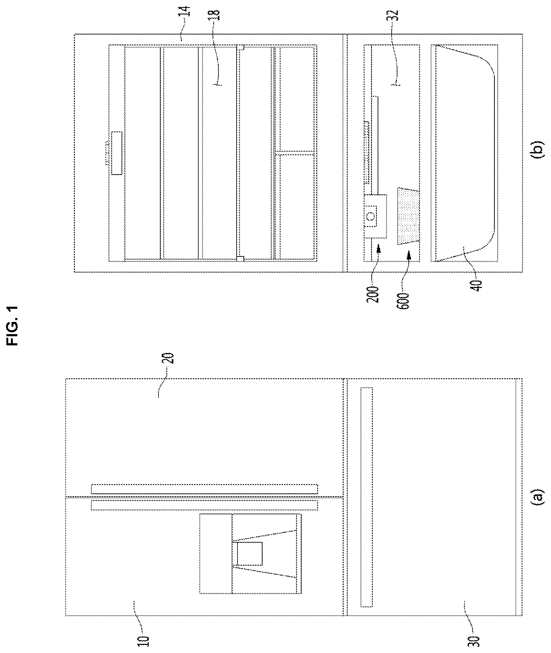 Patent US11841180 Figure 1 – Refrigerator