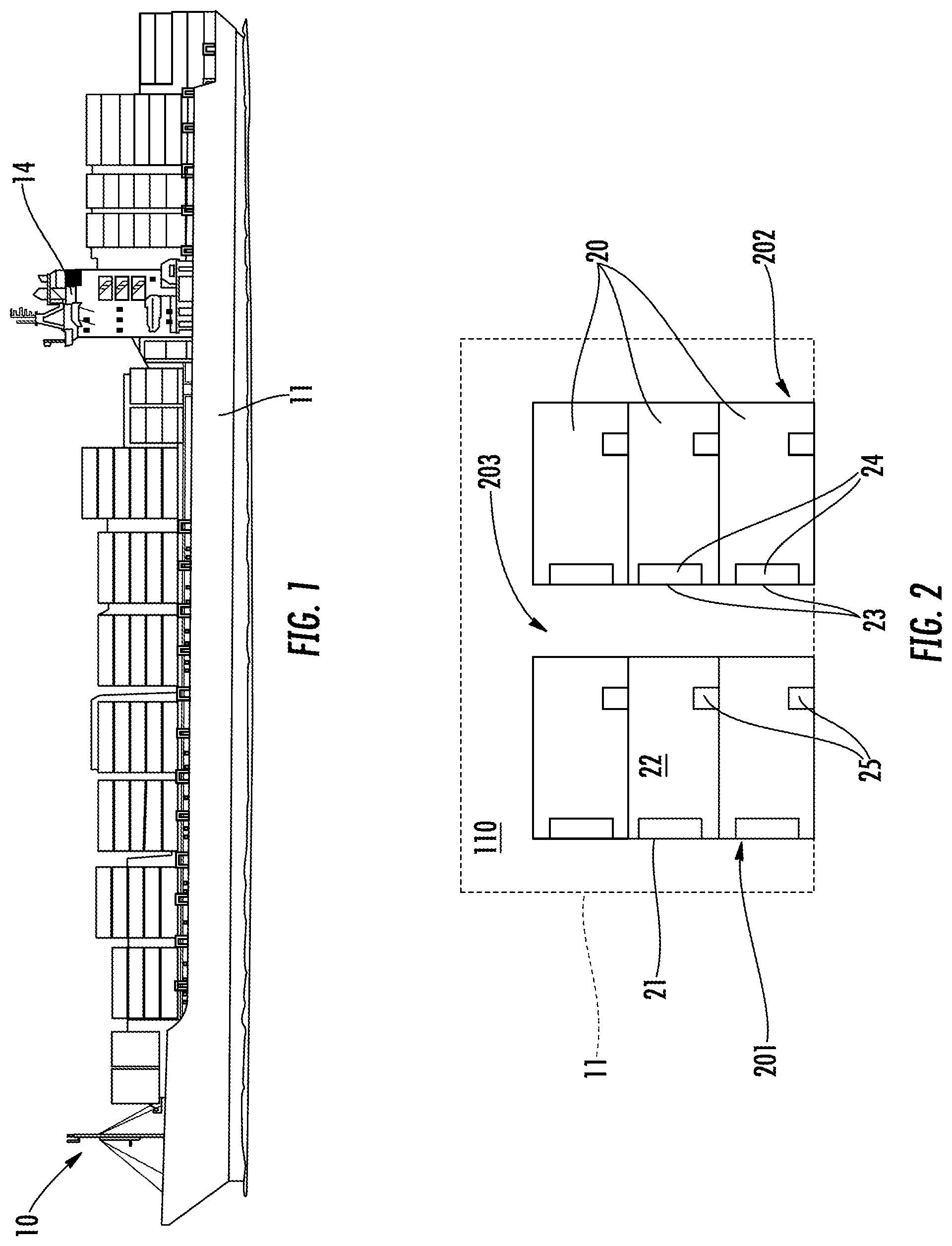 Patent US11841182 — Coordination of refrigerated storage containers — Figure 1