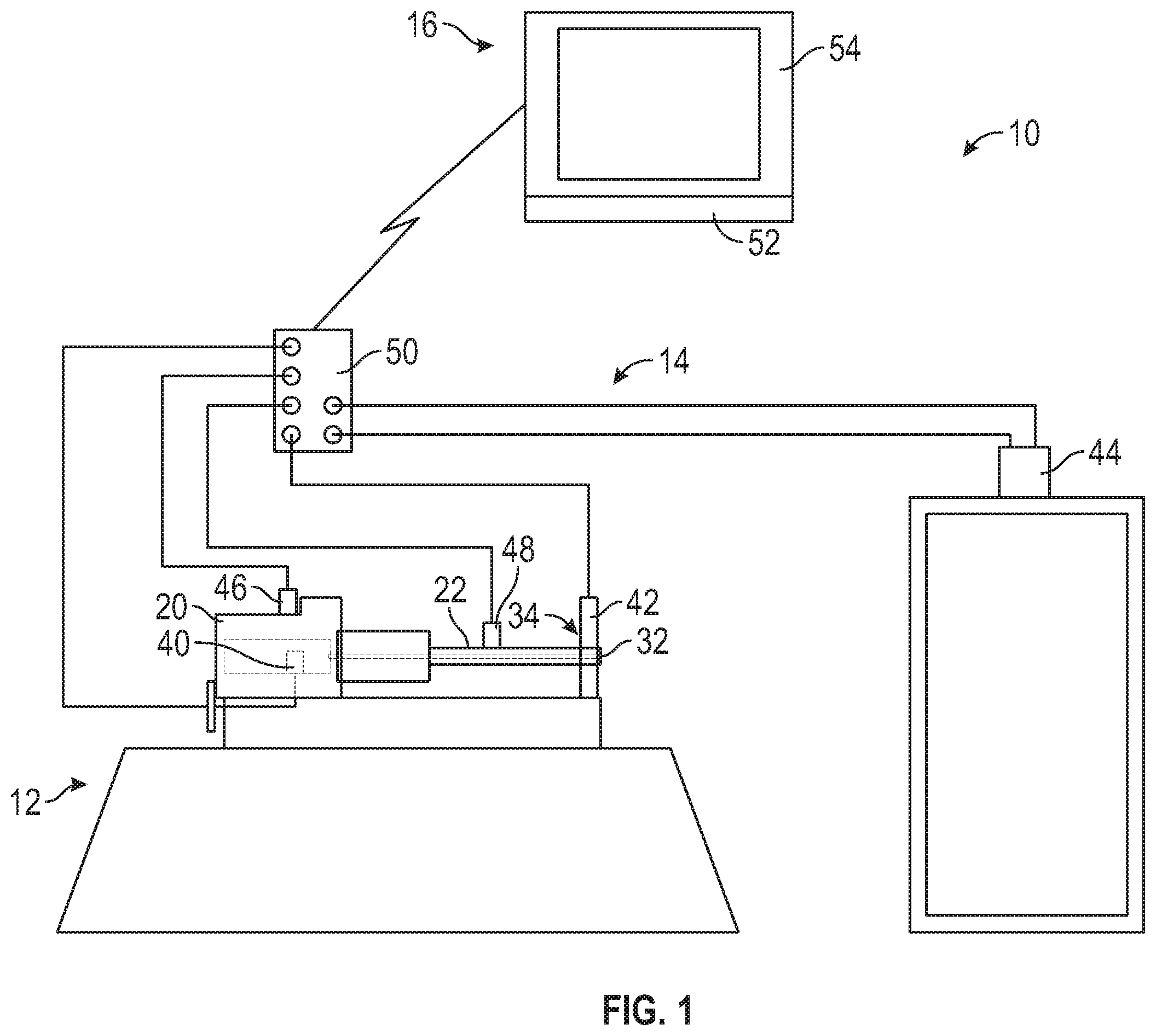 Patent US11841203 — Action timer switch and system for internal ballistic measurements — Figure 1