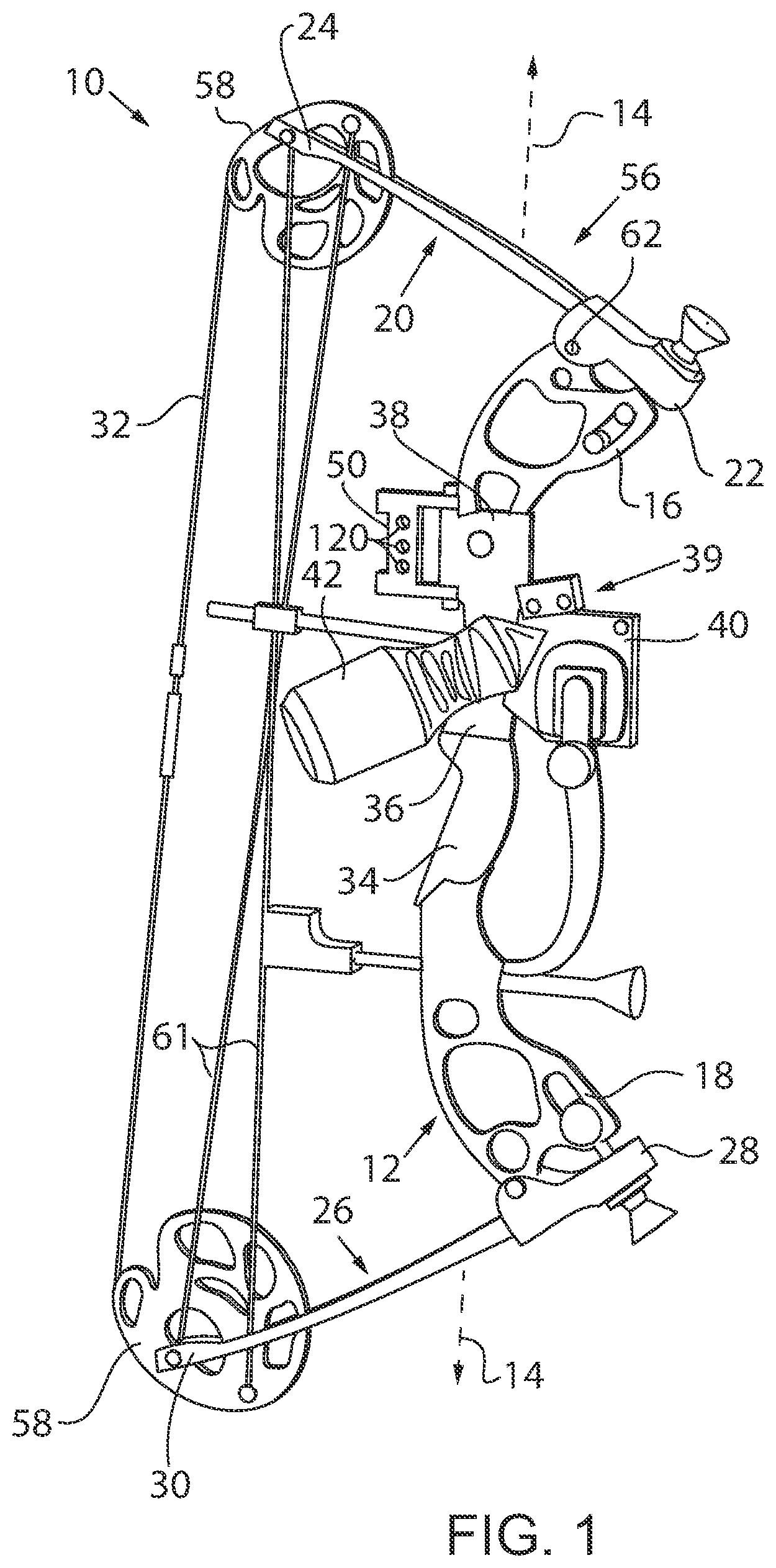 Patent US11841206 — Quiver for bowfishing arrows and accessories — Figure 1