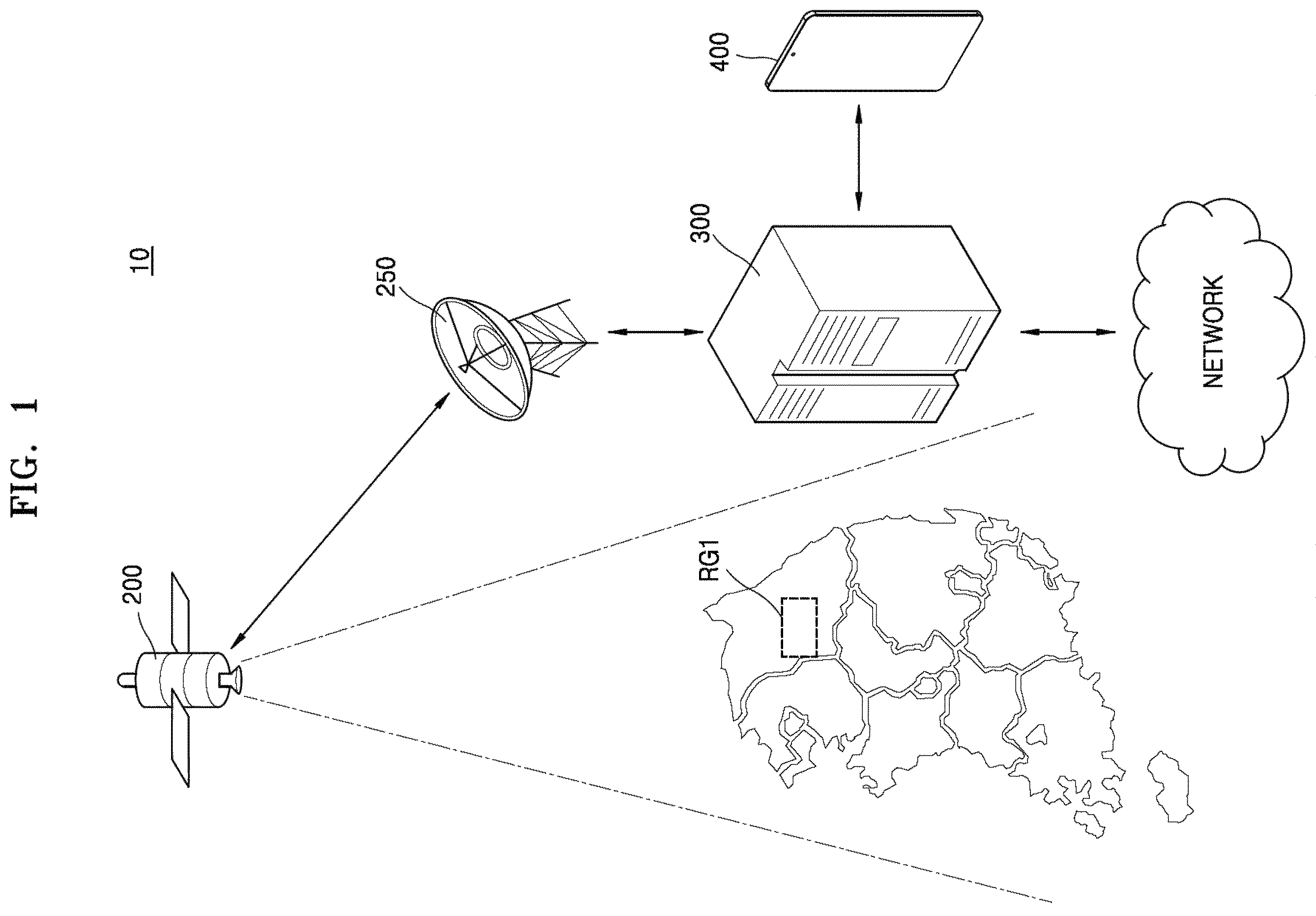 Patent US11841233 — Method for providing recommended exercise route information, server and system using the same — Figure 1
