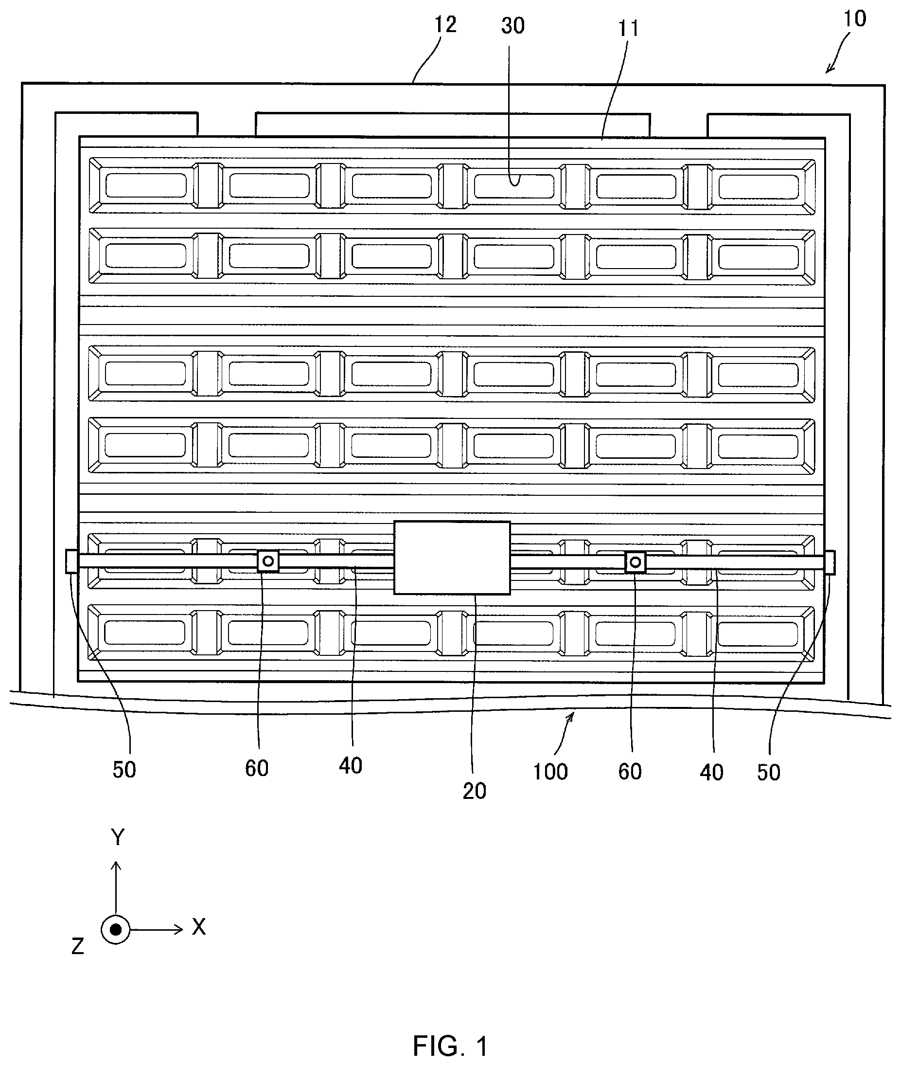 Patent US11841246 Figure 1 – Device holding member and device holding member set