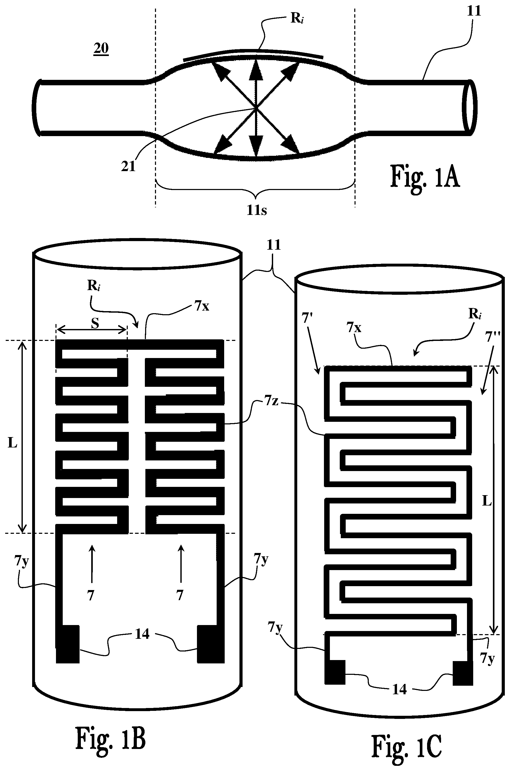 Patent US11841251 — Direct implementation of sensors in tubes — Figure 1