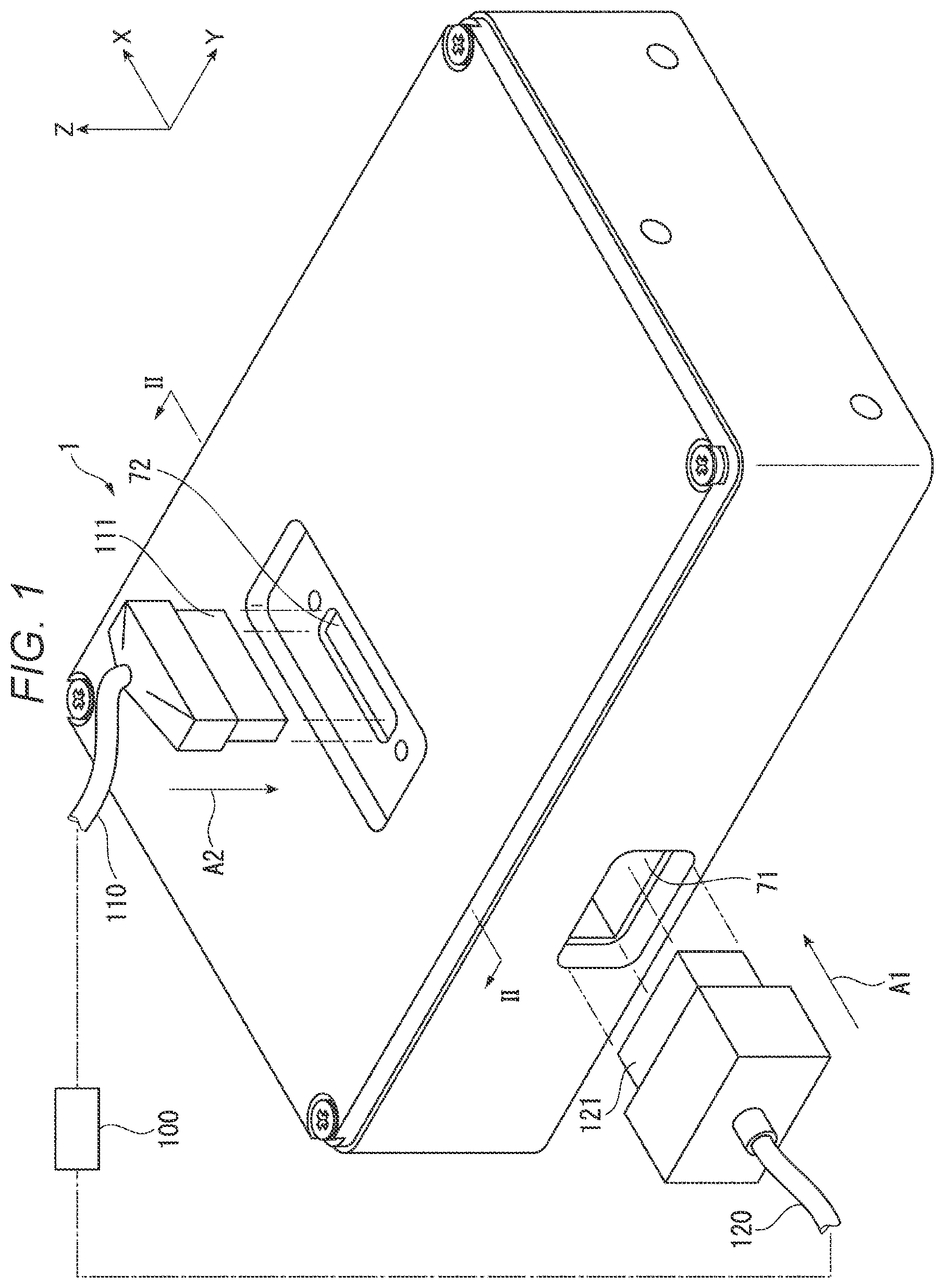 Patent US11841269 — Electronic apparatus and spectroscopic camera — Figure 1