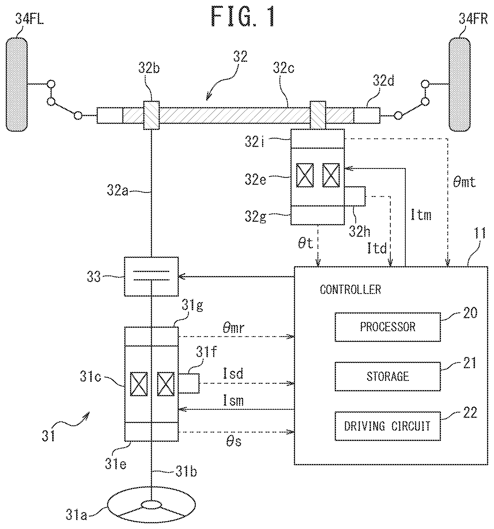 Patent US11841385 Figure 1 – Diagnostic method and diagnostic device of three-phase alternating current motor