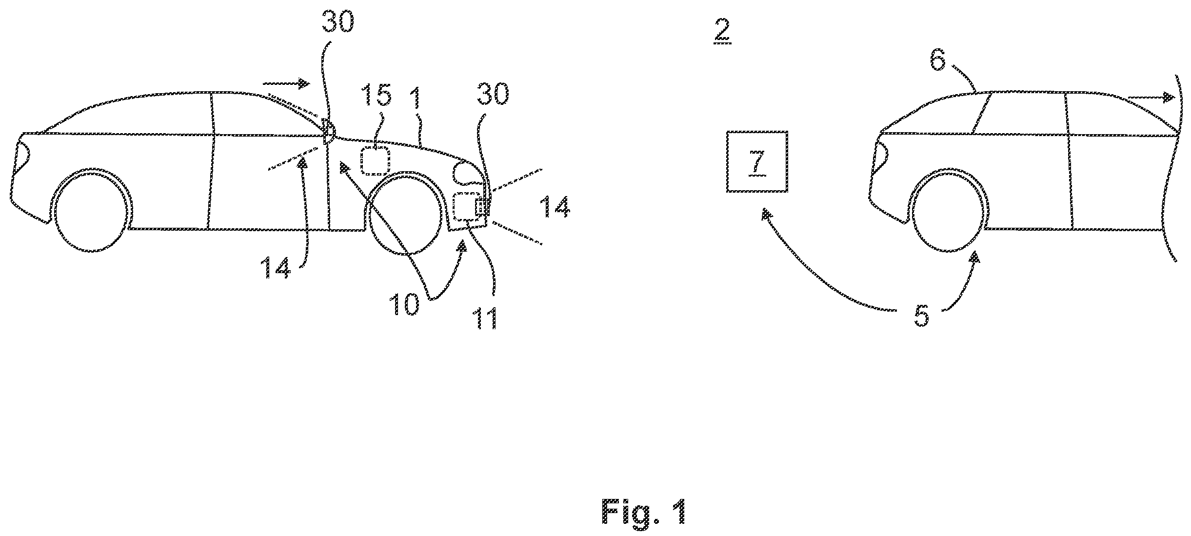 Patent US11841416 — Radar system for a vehicle — Figure 1