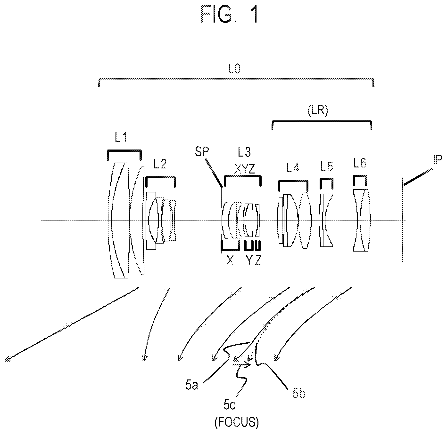 Patent US11841488 — Zoom lens and image pickup apparatus including the same — Figure 1