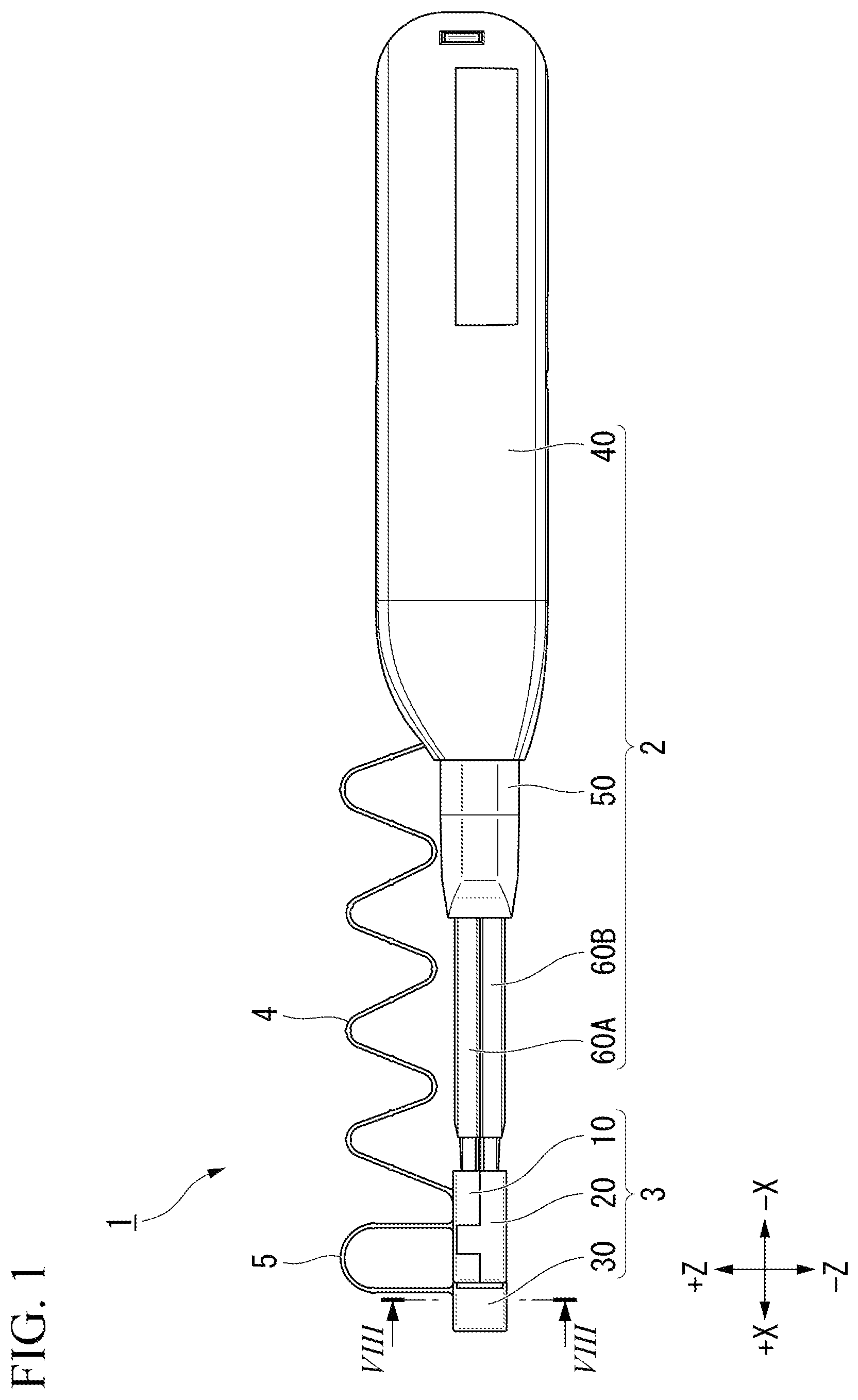 Patent US11841500 — Cleaning tool with attachment, attachment, and cleaning tool — Figure 1