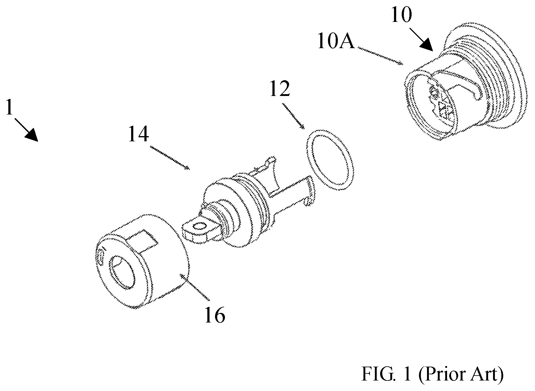 Patent US11841537 — Dust-proof adapter — Figure 1