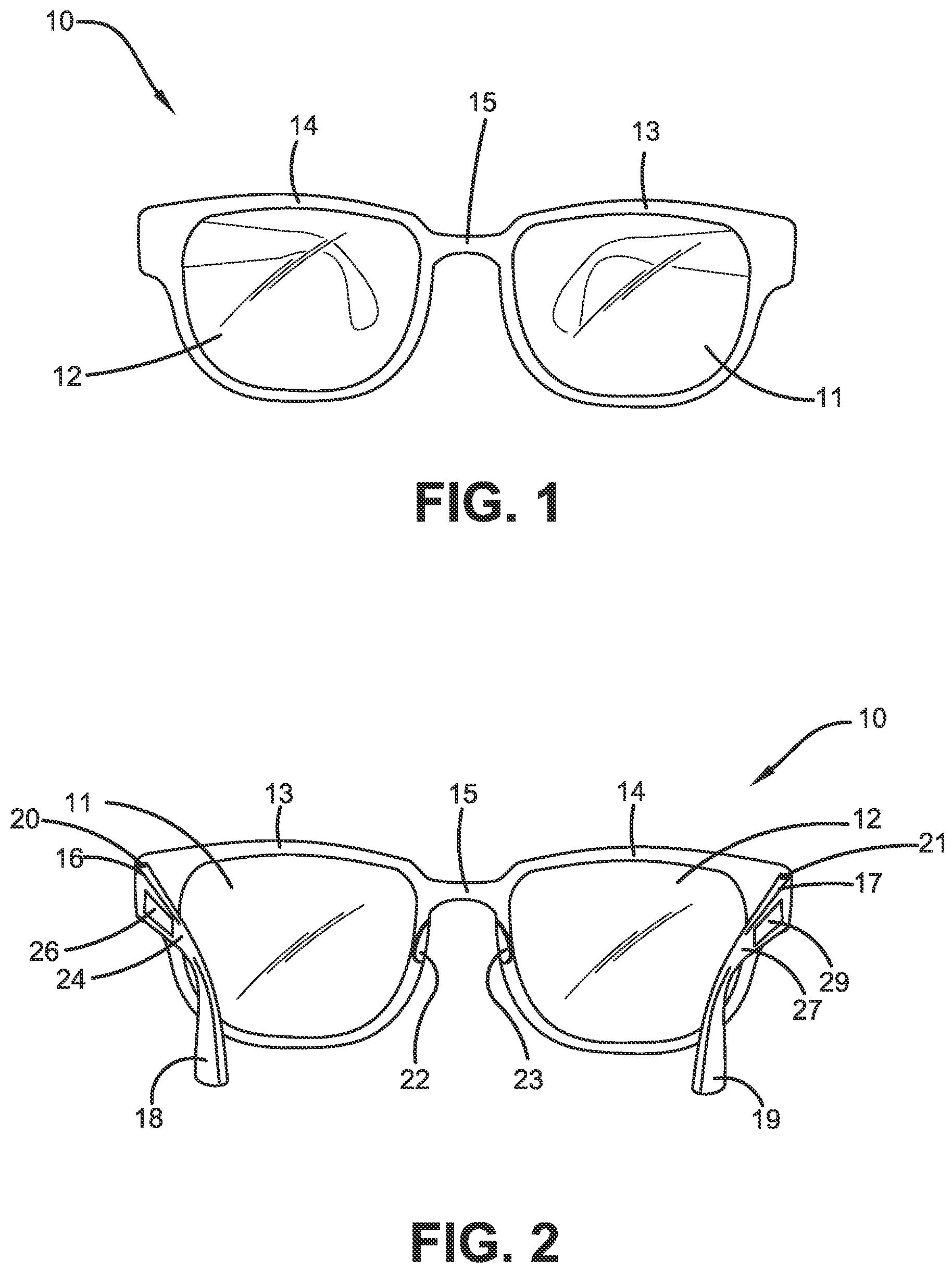 Patent US11841552 — Eyewear and related method — Figure 1