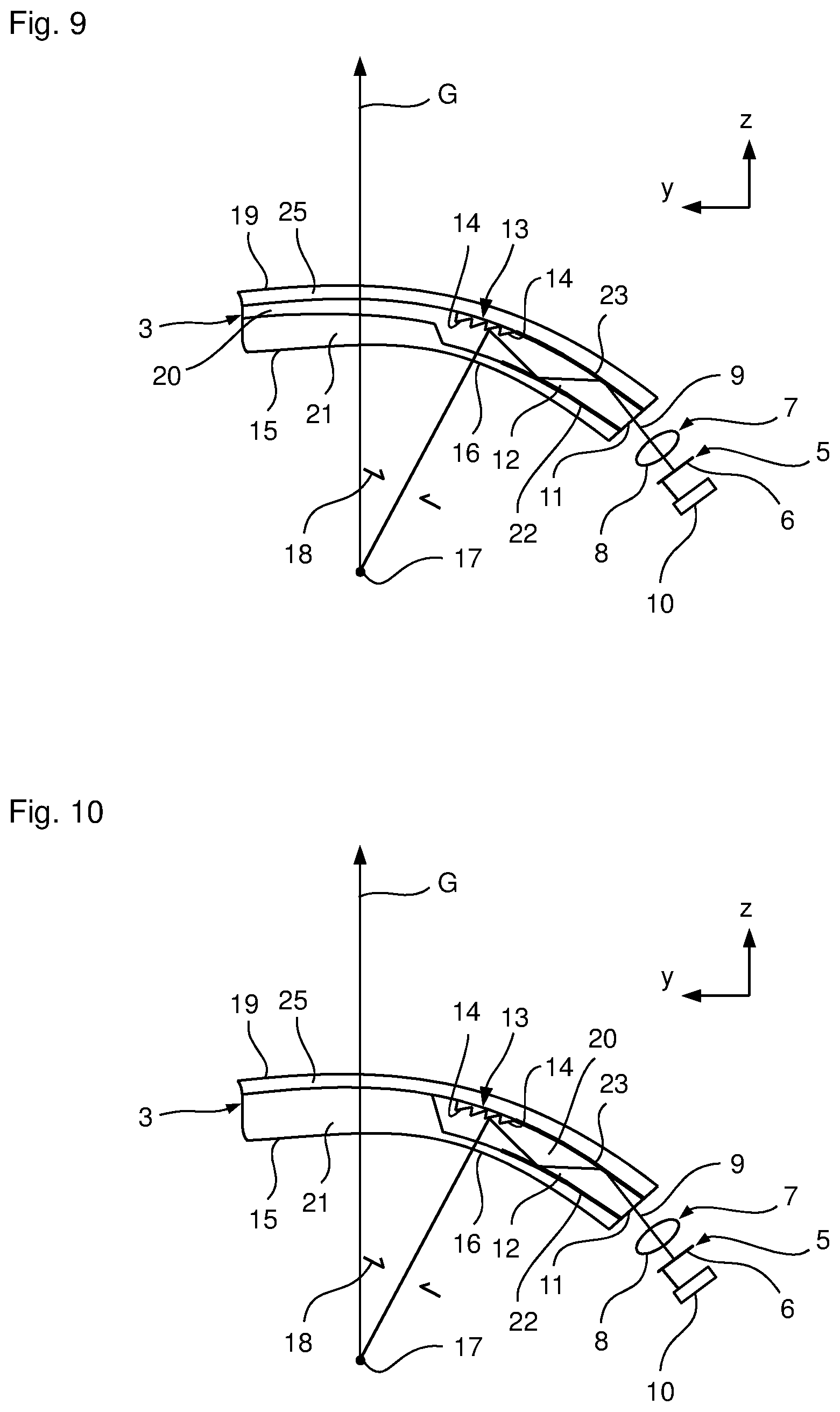 Patent US11841558 Figure 5 – Spectacle lens for a display device which can be placed on the head of a user and generates an image