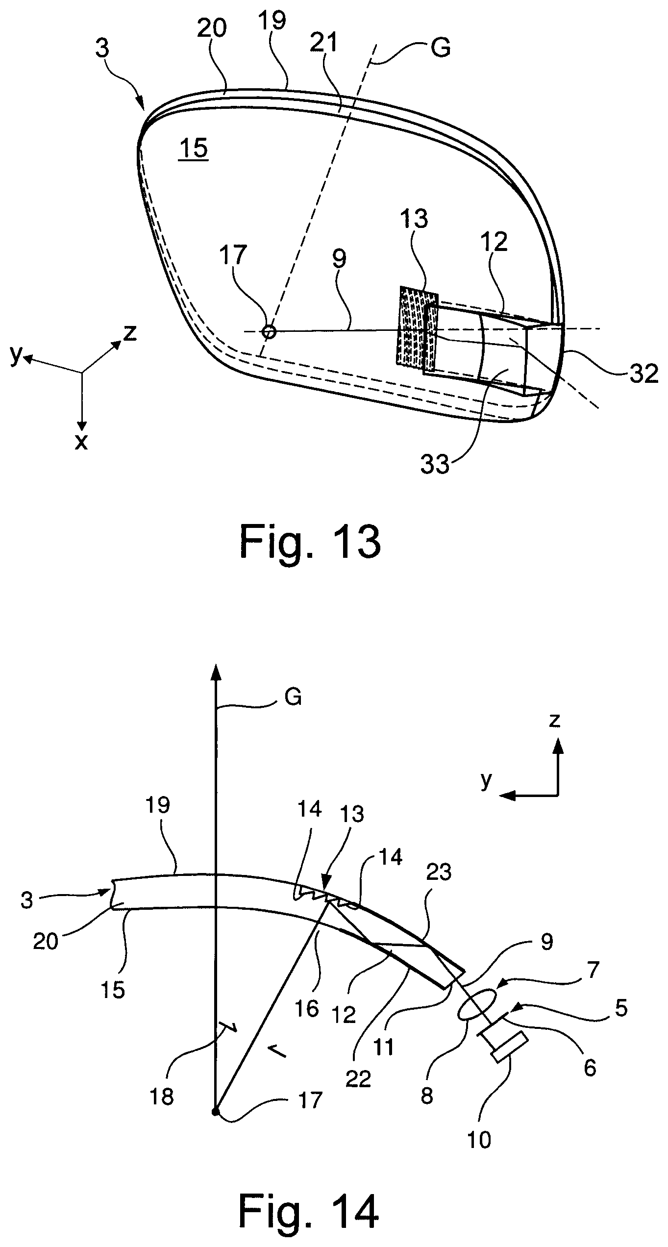 Patent US11841558 Figure 7 – Spectacle lens for a display device which can be placed on the head of a user and generates an image