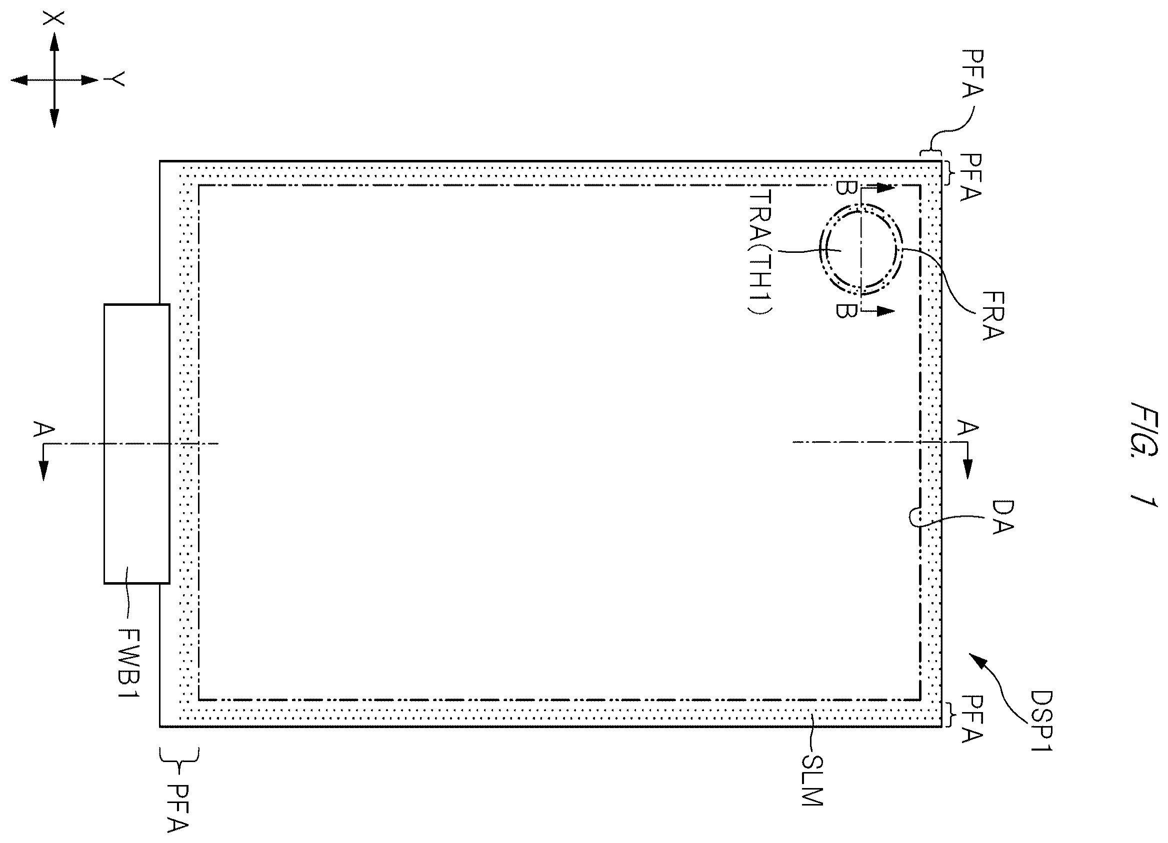 Patent US11841571 — Display apparatus — Figure 1