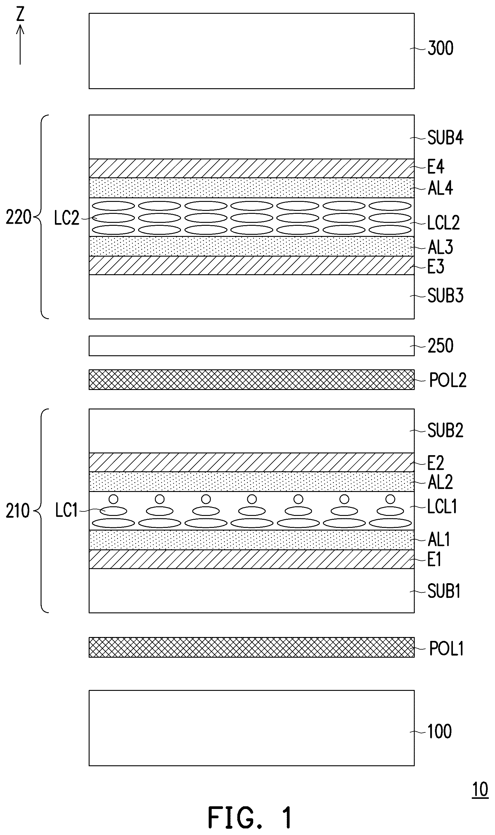 Patent US11841585 — Display apparatus and method of driving the same — Figure 1