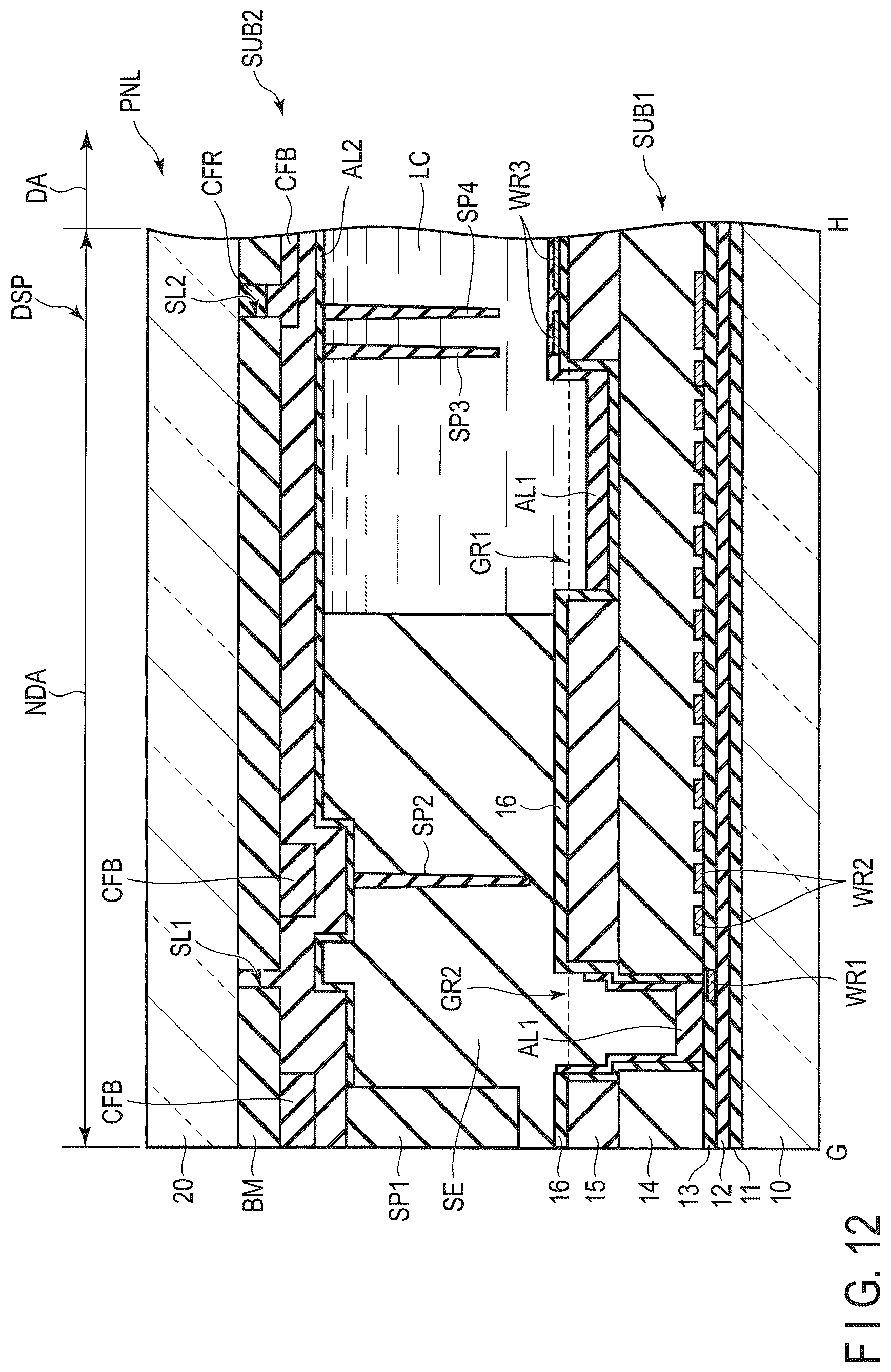 Patent US11841590 Figure 12 – Display device