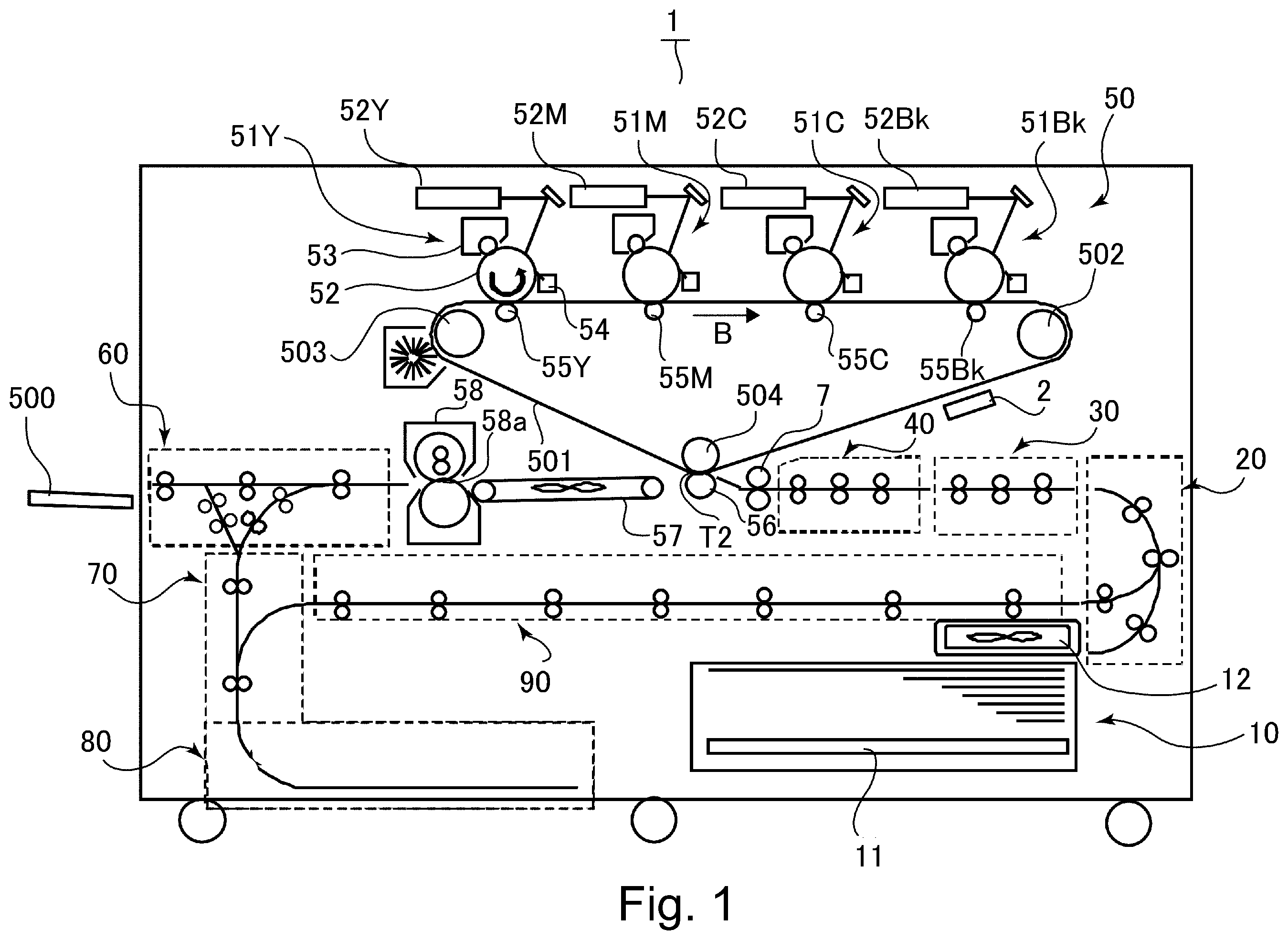 Patent US11841631 Figure 1 – Image forming apparatus