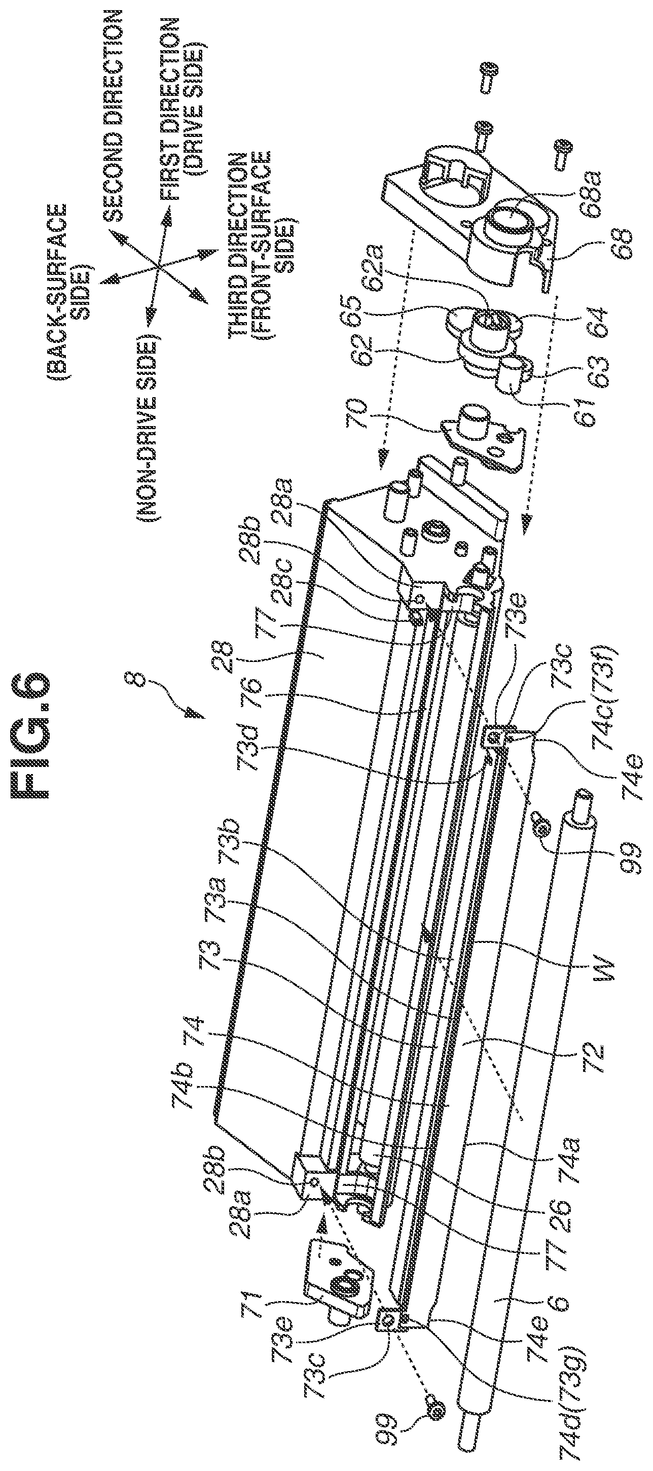 Patent US11841636 Figure 6 – Developing device to reduce leakage of developer