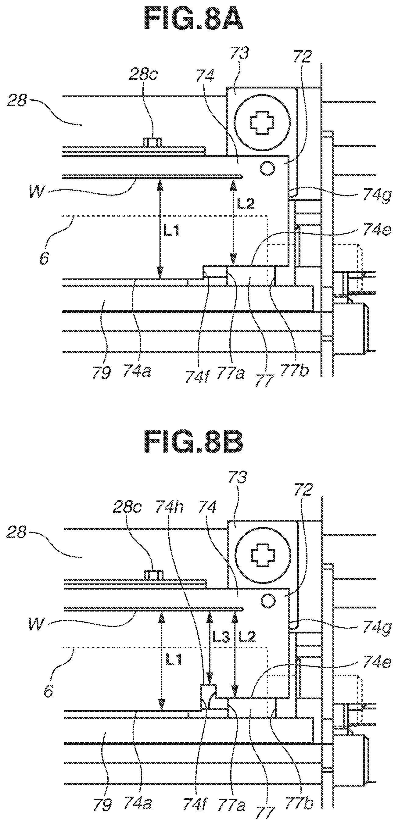 Patent US11841636 Figure 8 – Developing device to reduce leakage of developer