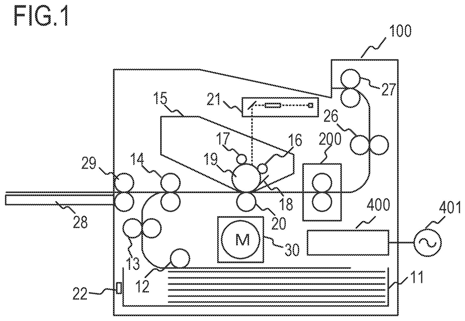 Patent US11841656 — Image forming apparatus — Figure 1