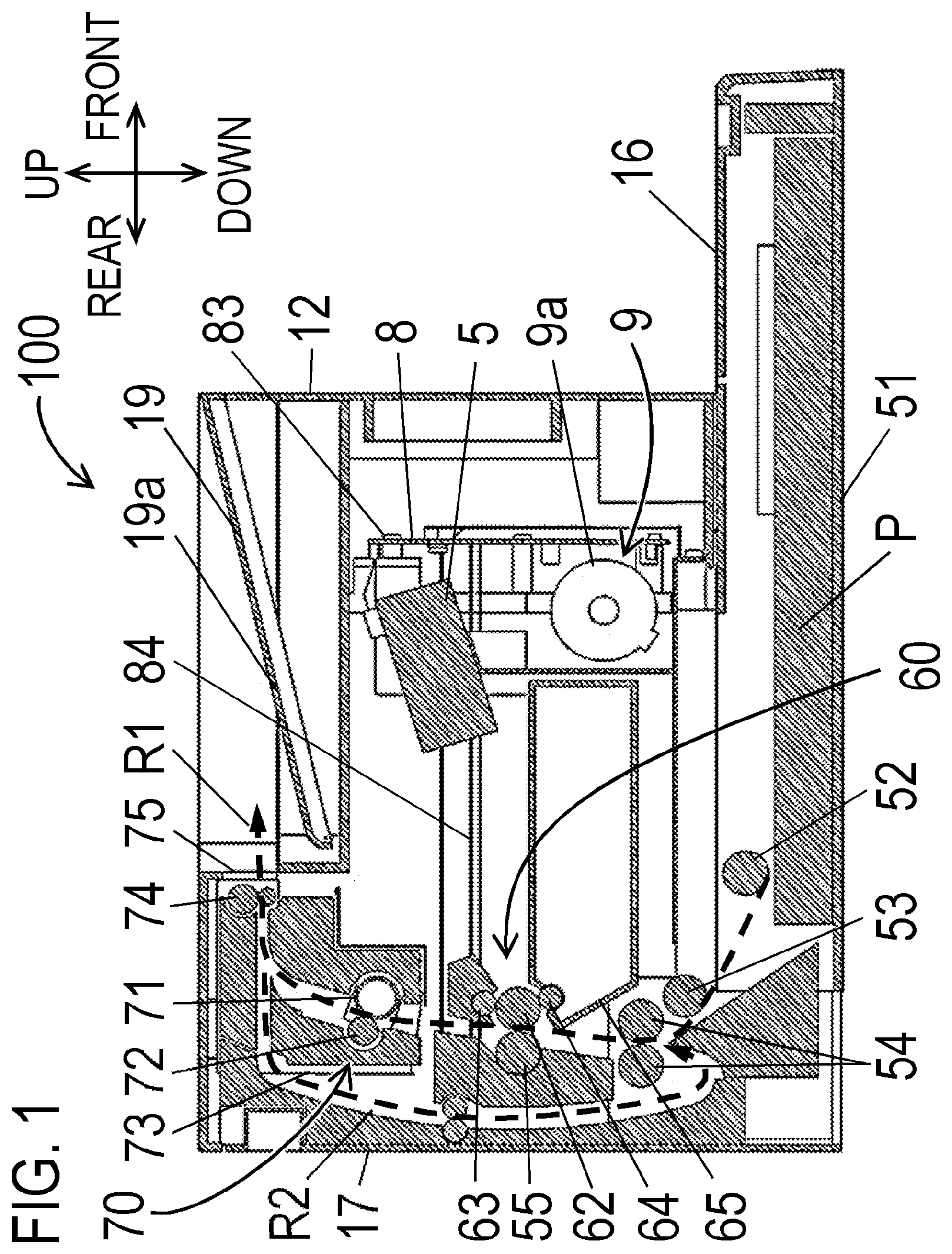 Patent US11841670 Figure 1 – Image forming apparatus
